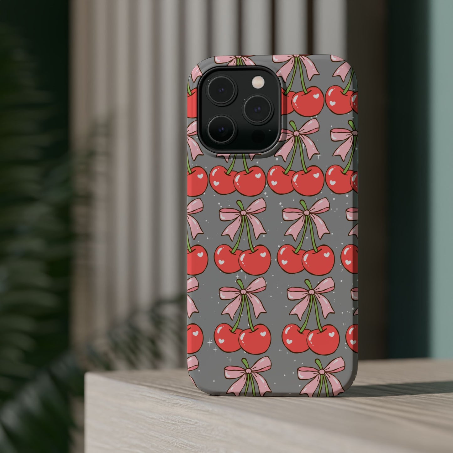 Cherry Bow Magnetic Phone Case