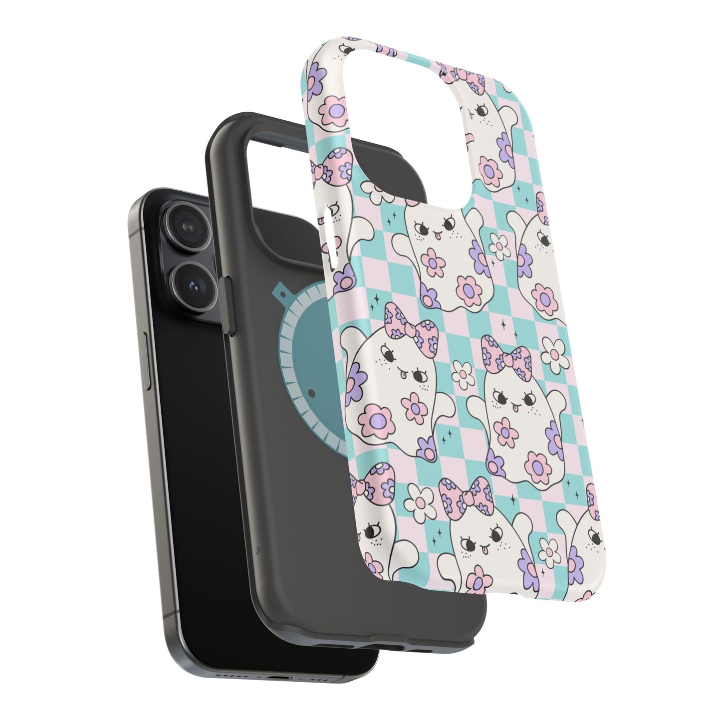 Adorable Ghost Pattern Magnetic Phone Case