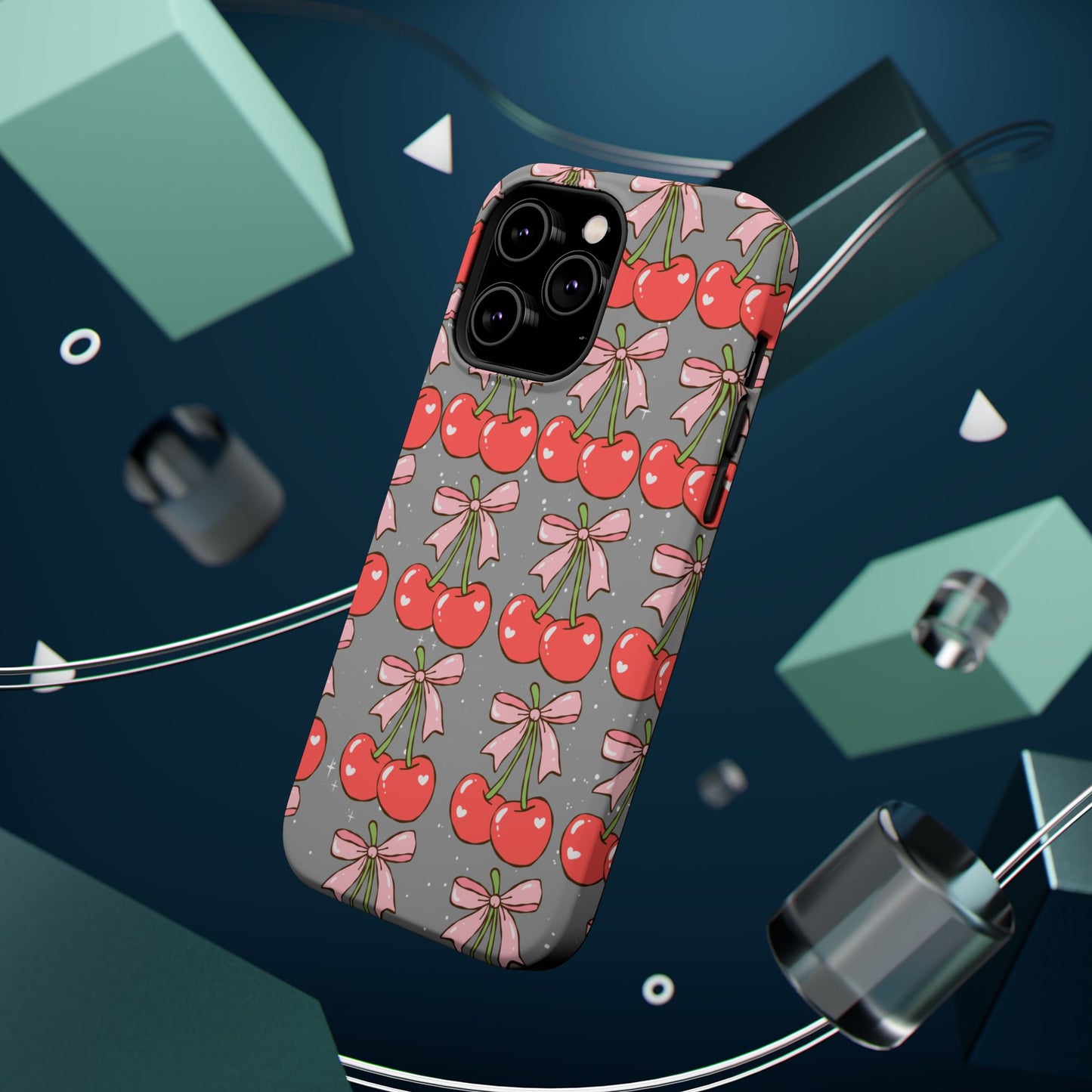 Cherry Bow Magnetic Phone Case