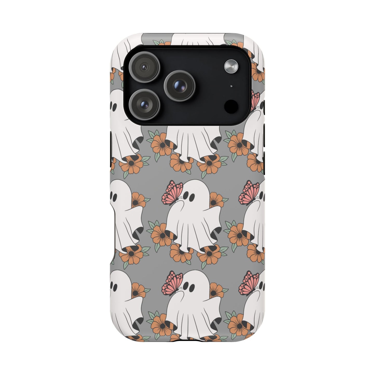 Cute Ghost Floral Phone Case