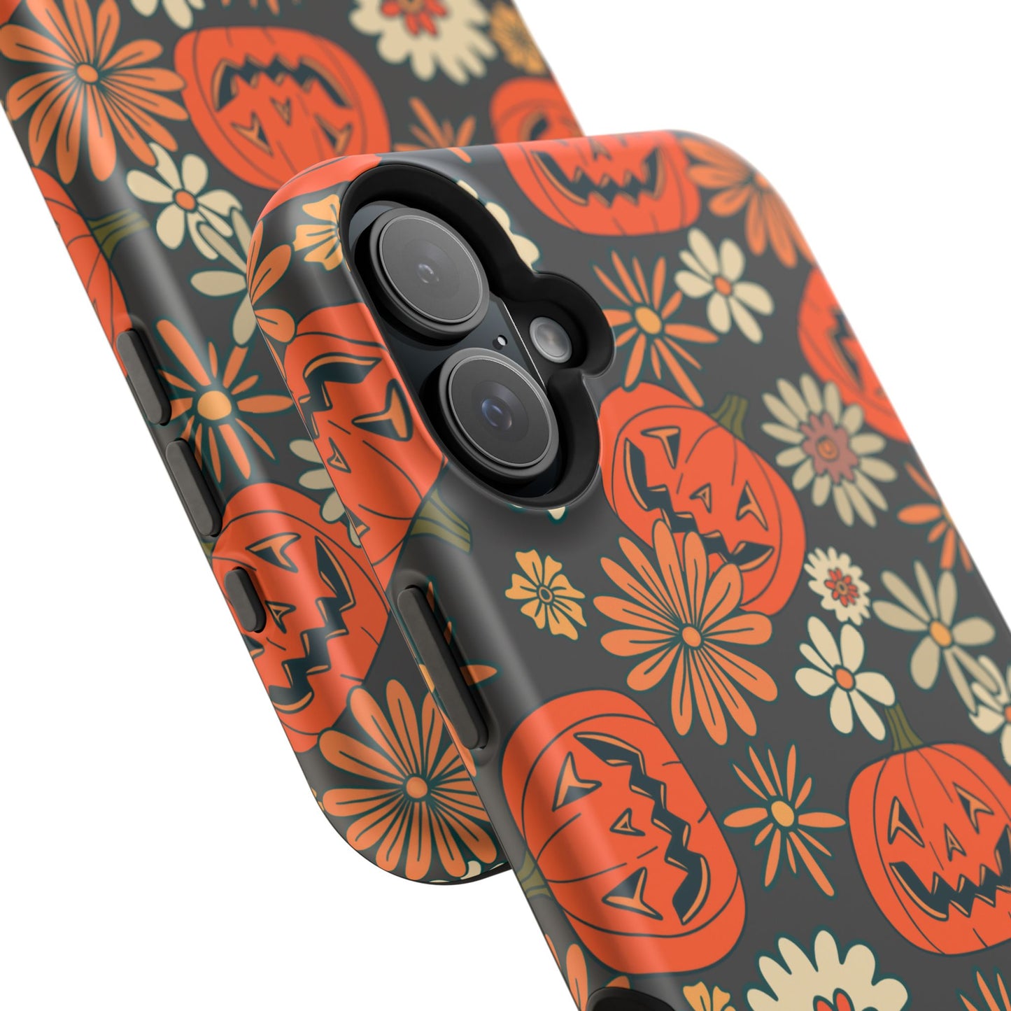 Pumpkin Floral iPhone Case