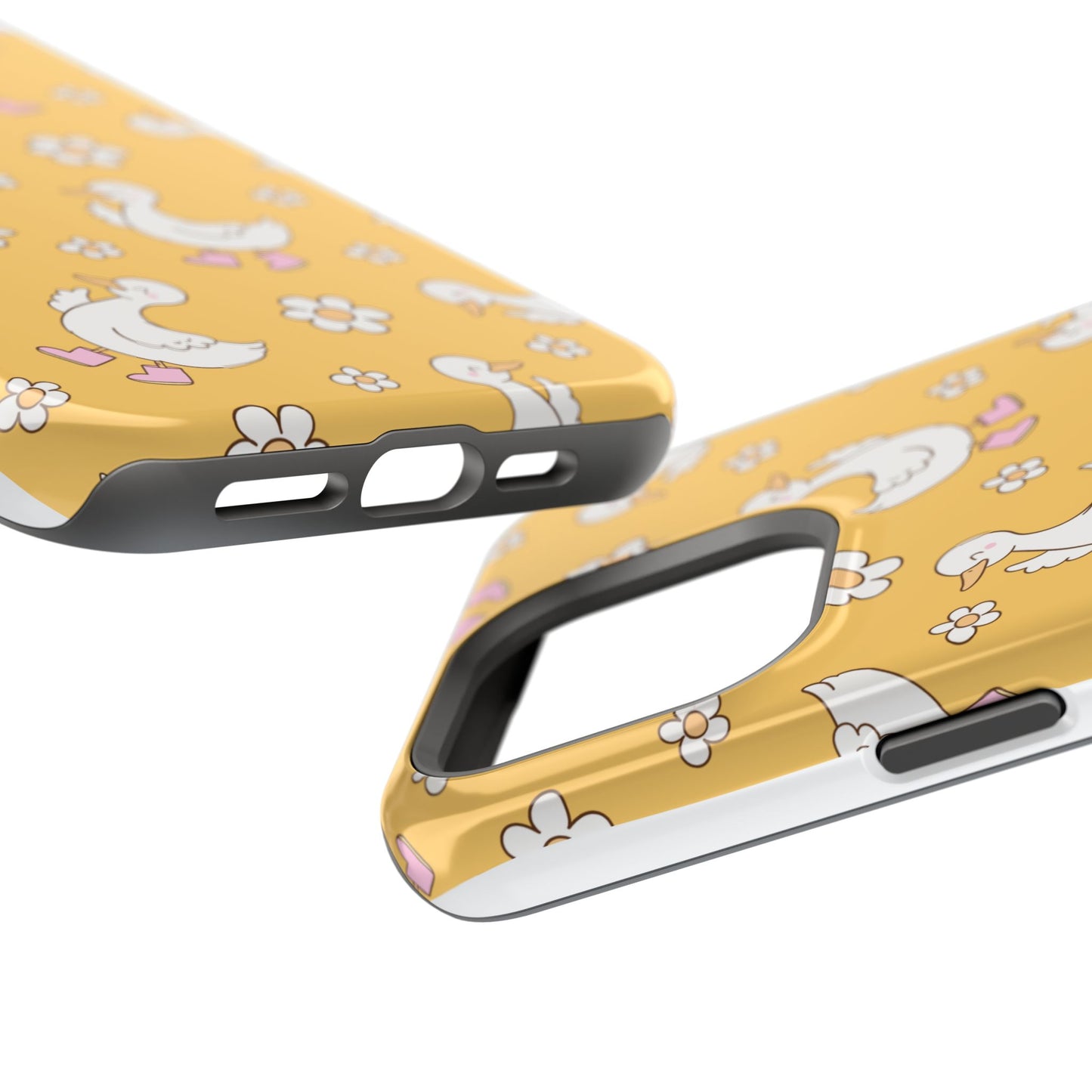 Charming Duck Pattern Magnetic Phone Case