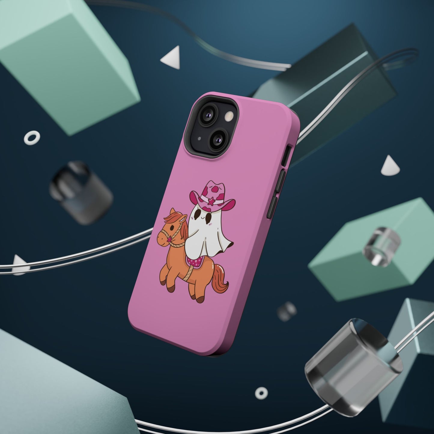 Playful Ghost Cowboy Phone Case