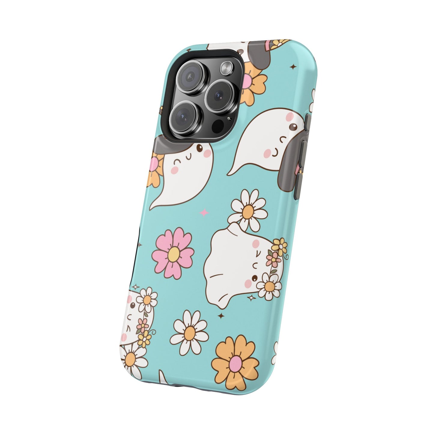 Cute Floral Ghost Magnetic Phone Case