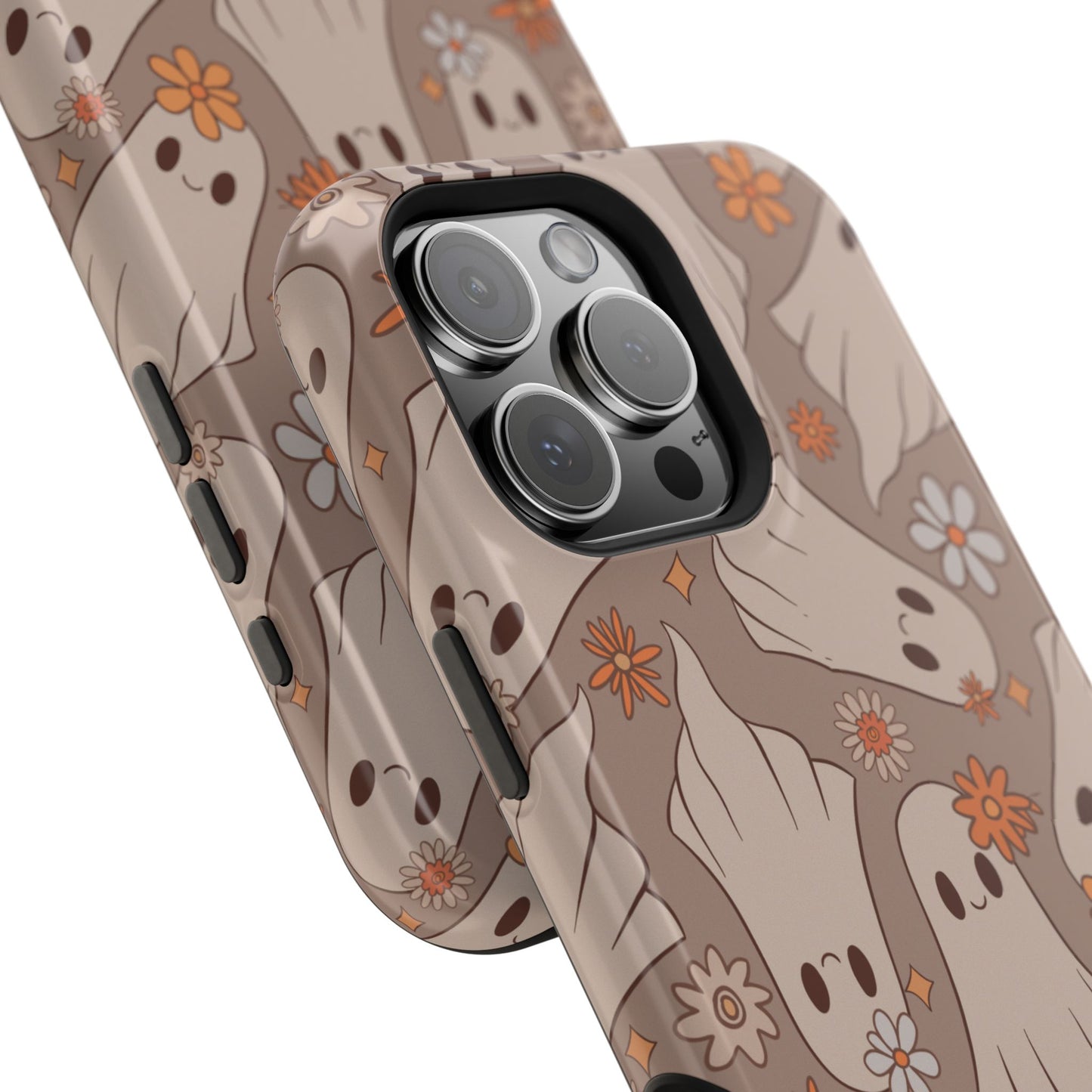 Ghostly Floral Magnetic Phone Cases