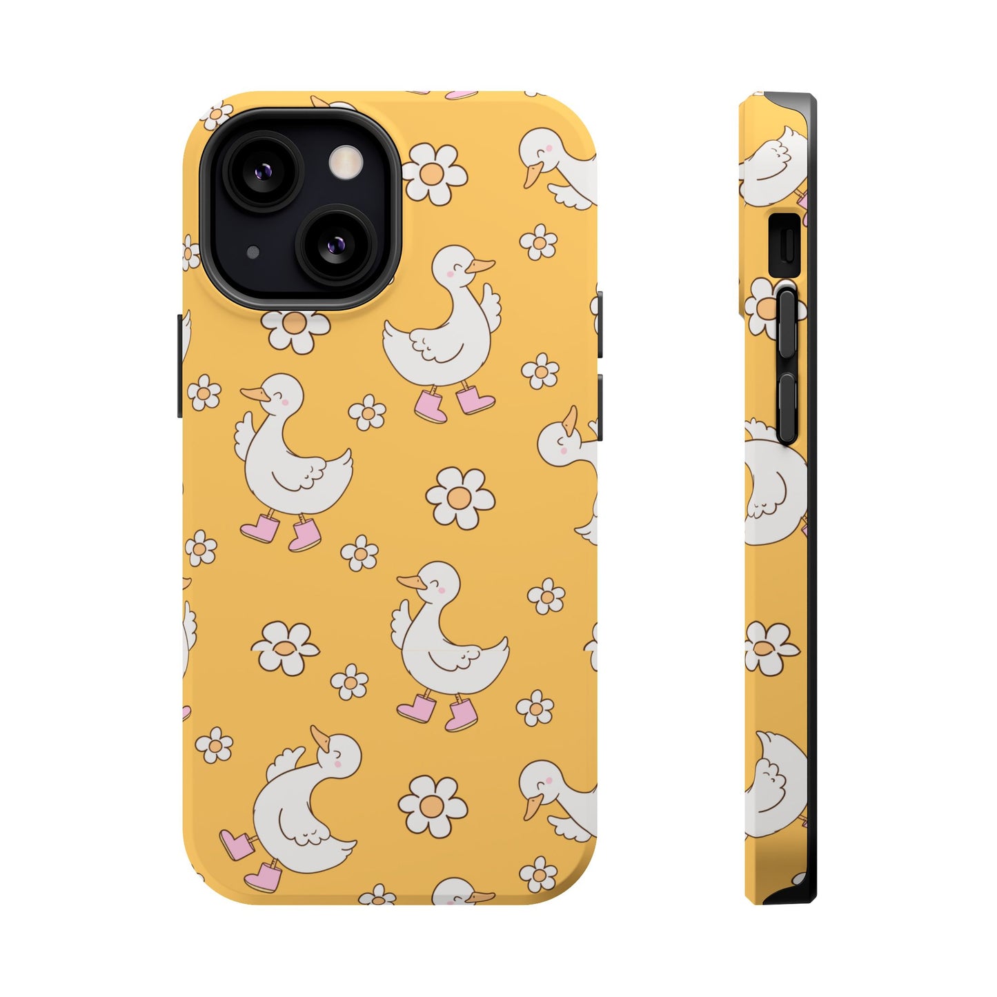 Charming Duck Pattern Magnetic Phone Case