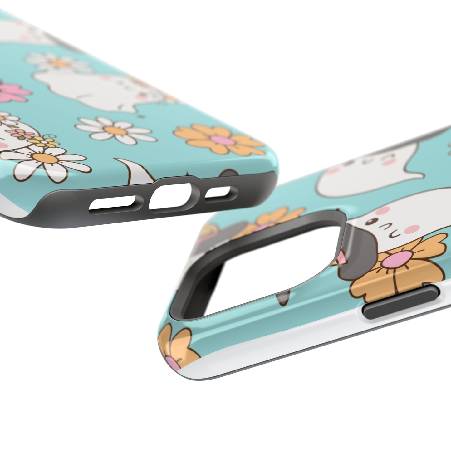 Cute Floral Ghost Magnetic Phone Case
