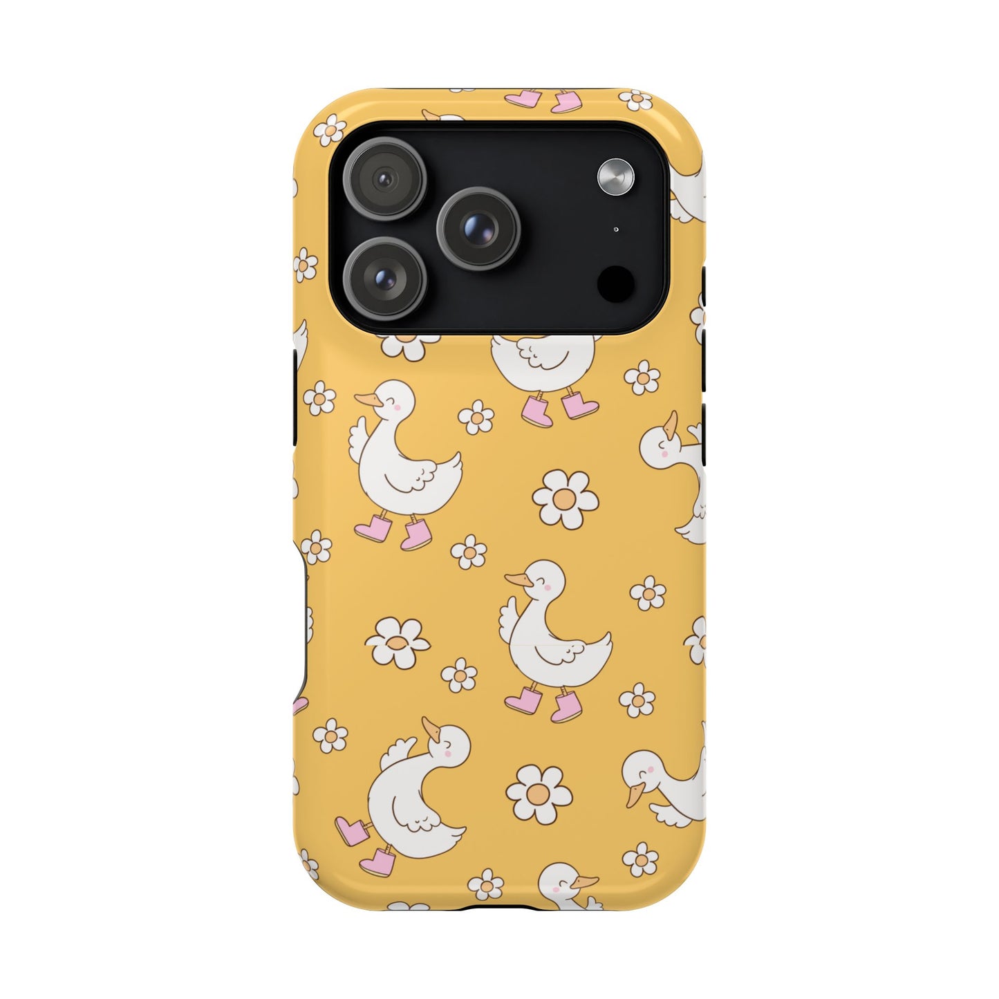 Charming Duck Pattern Magnetic Phone Case