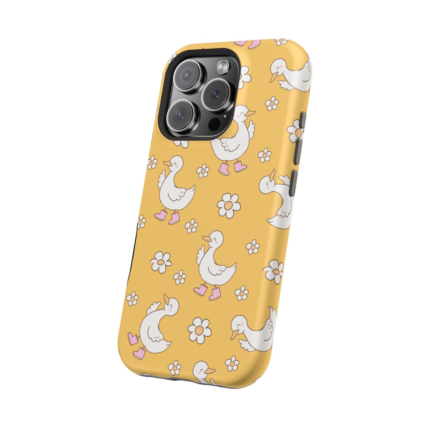 Charming Duck Pattern Magnetic Phone Case