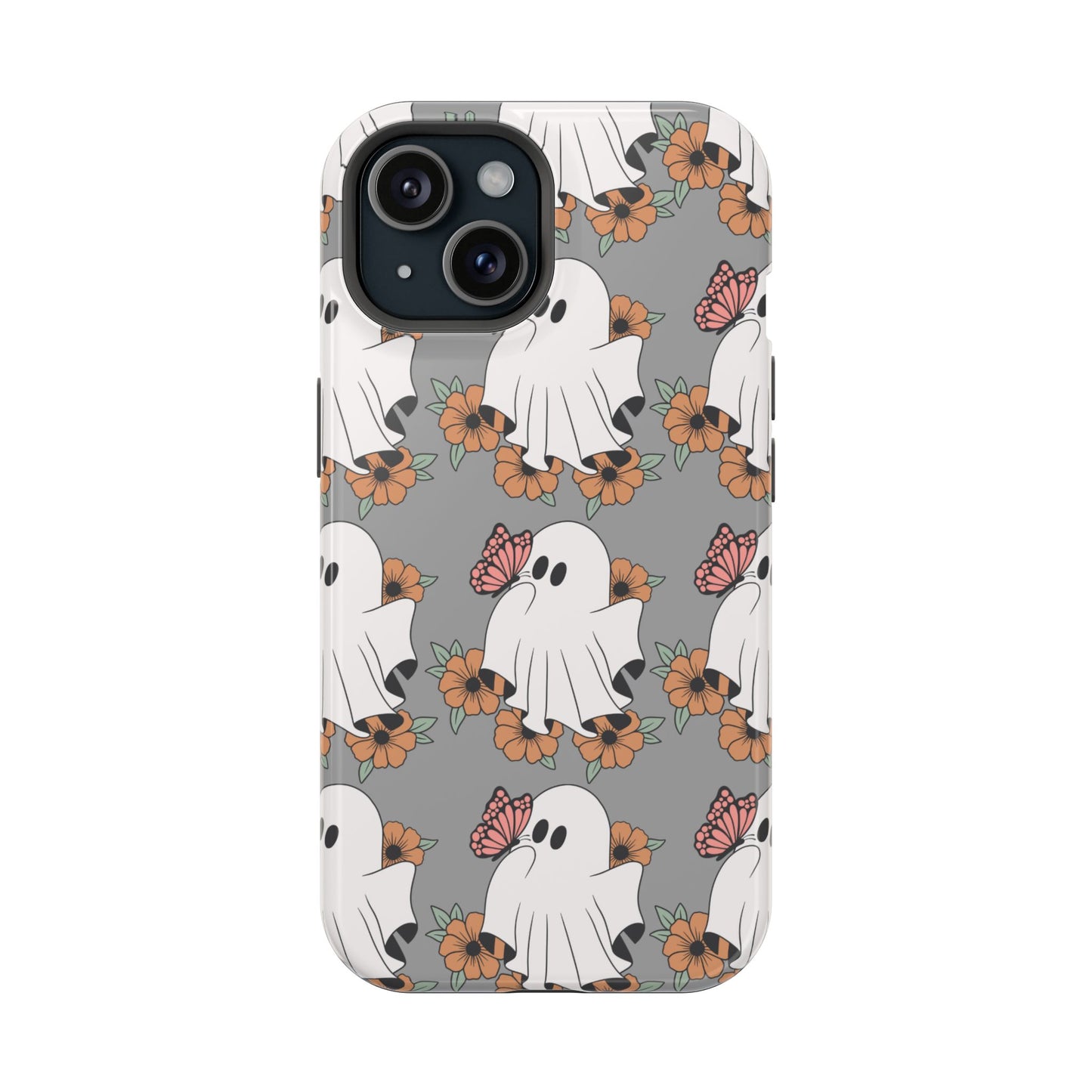Cute Ghost Floral Phone Case