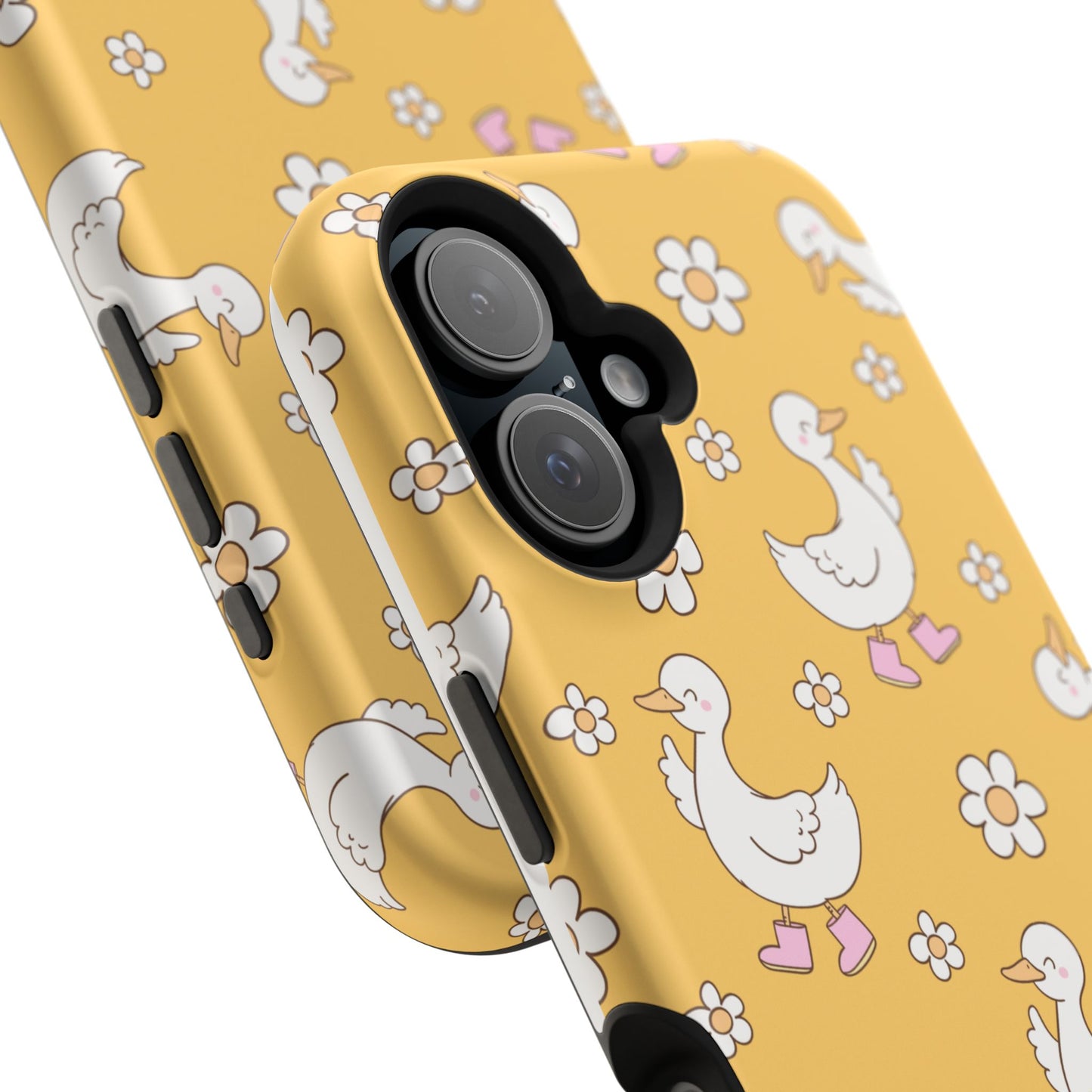 Charming Duck Pattern Magnetic Phone Case