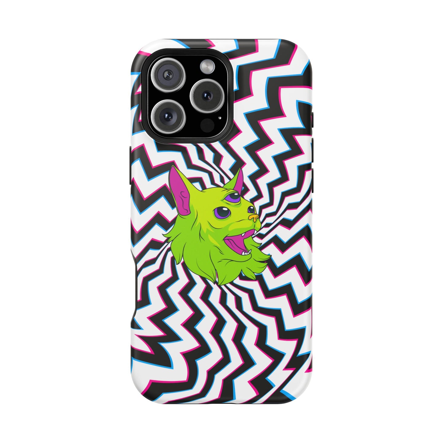 Vibrant Alien Cat Magnetic Phone Cases