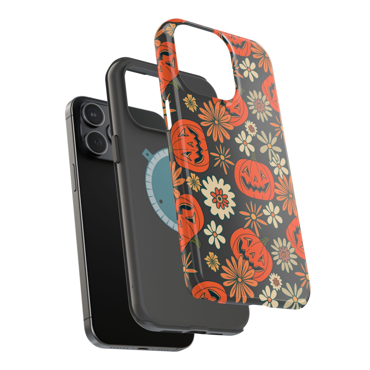 Pumpkin Floral iPhone Case