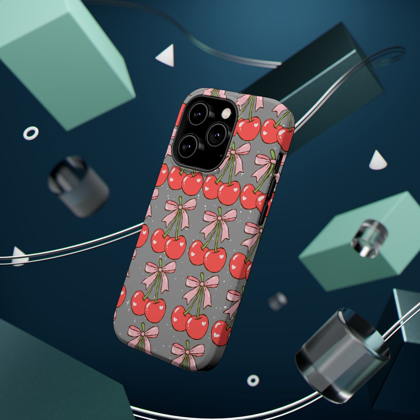 Cherry Bow Magnetic Phone Case