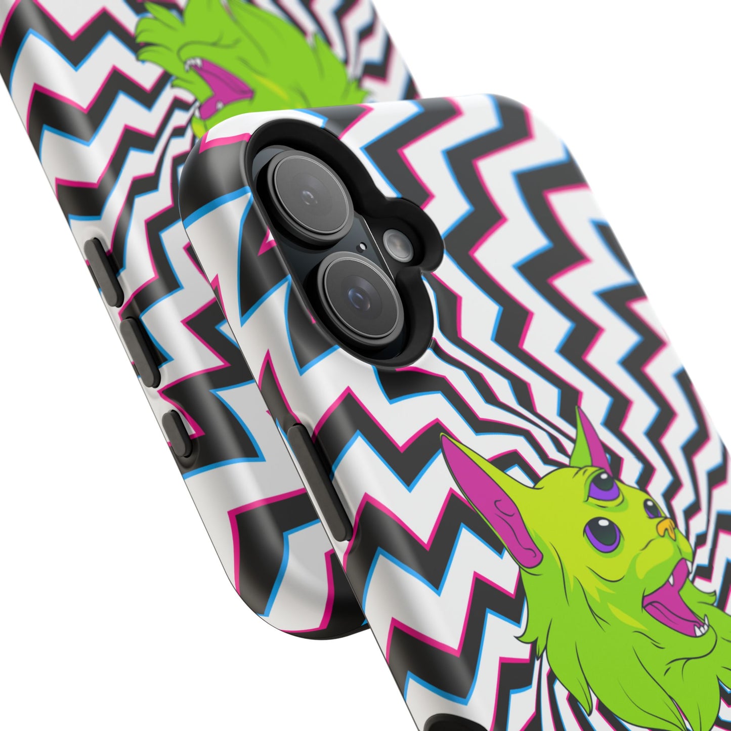 Vibrant Alien Cat Magnetic Phone Cases