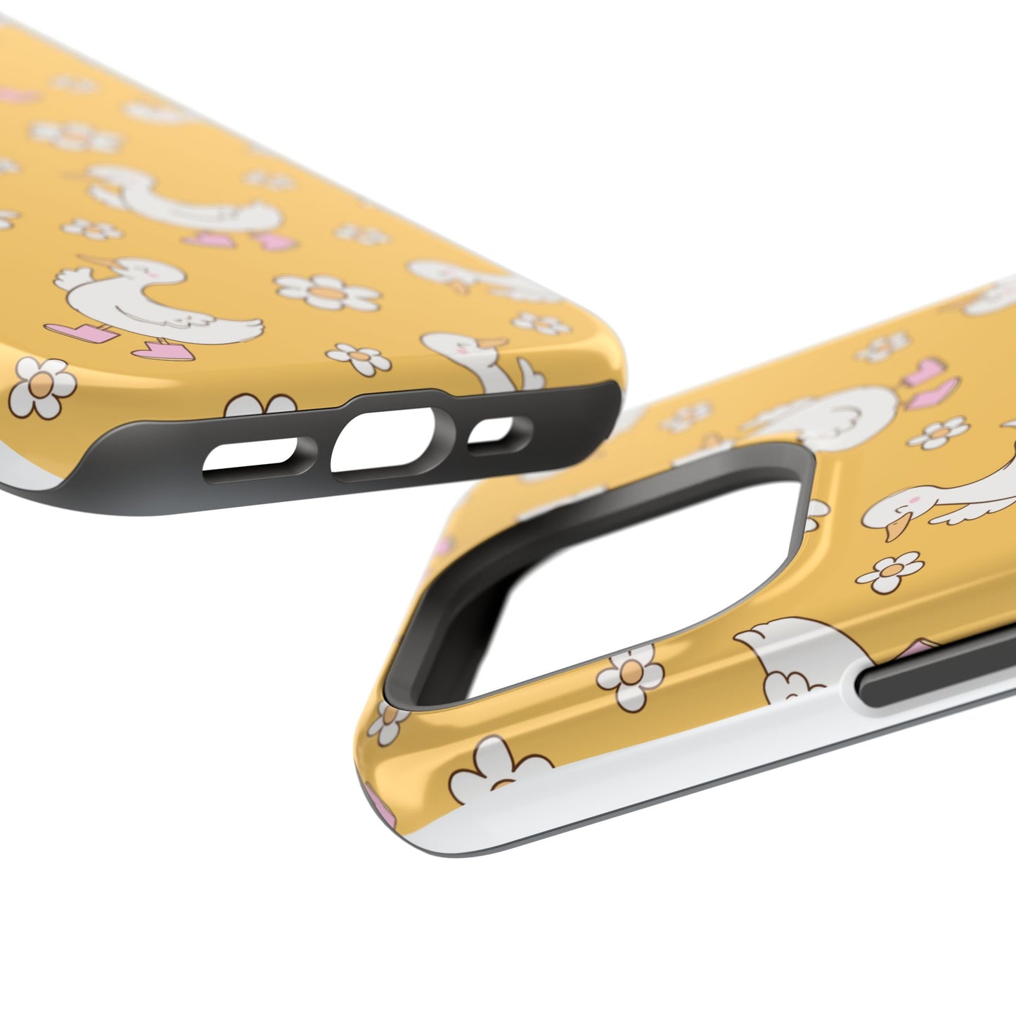 Charming Duck Pattern Magnetic Phone Case