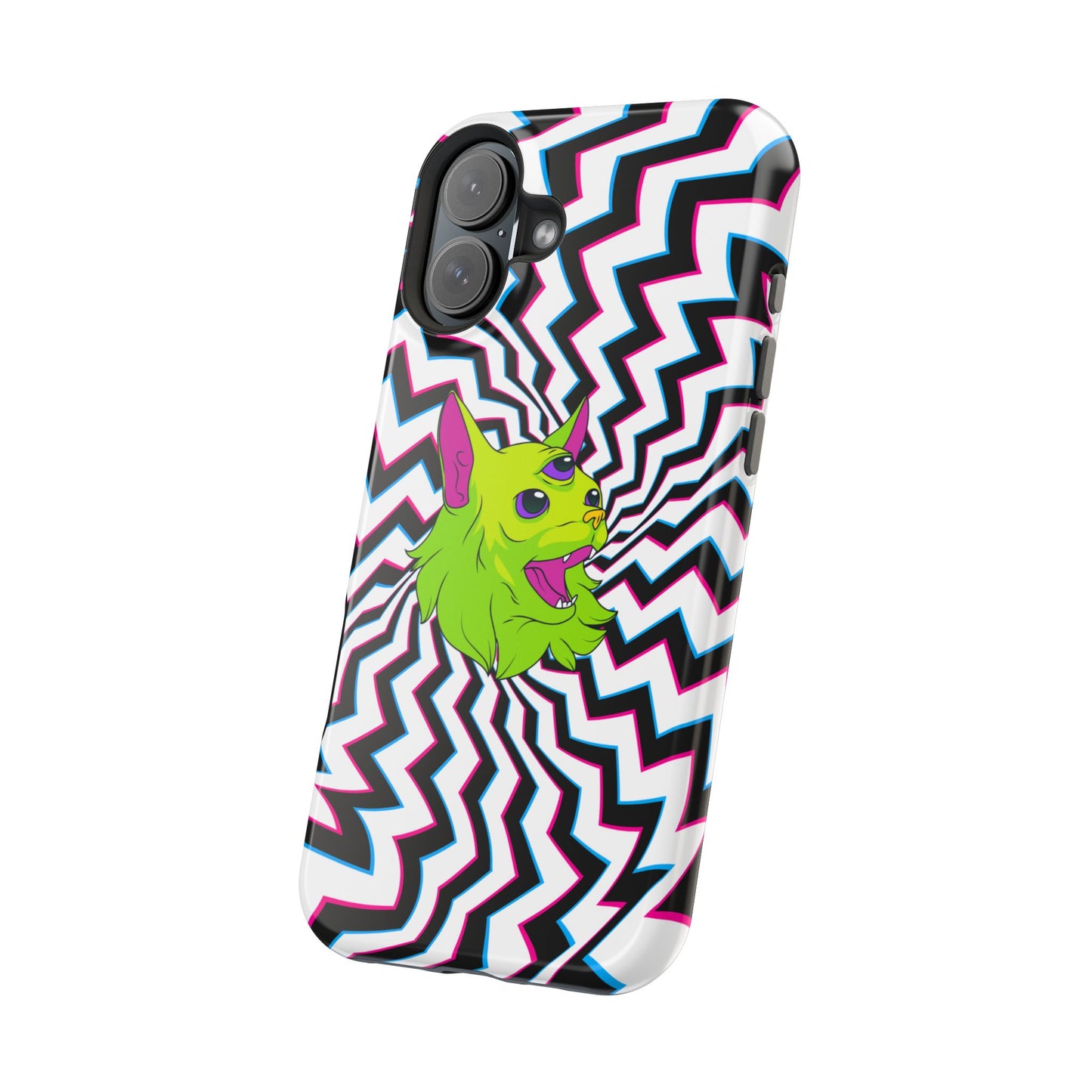 Vibrant Alien Cat Magnetic Phone Cases