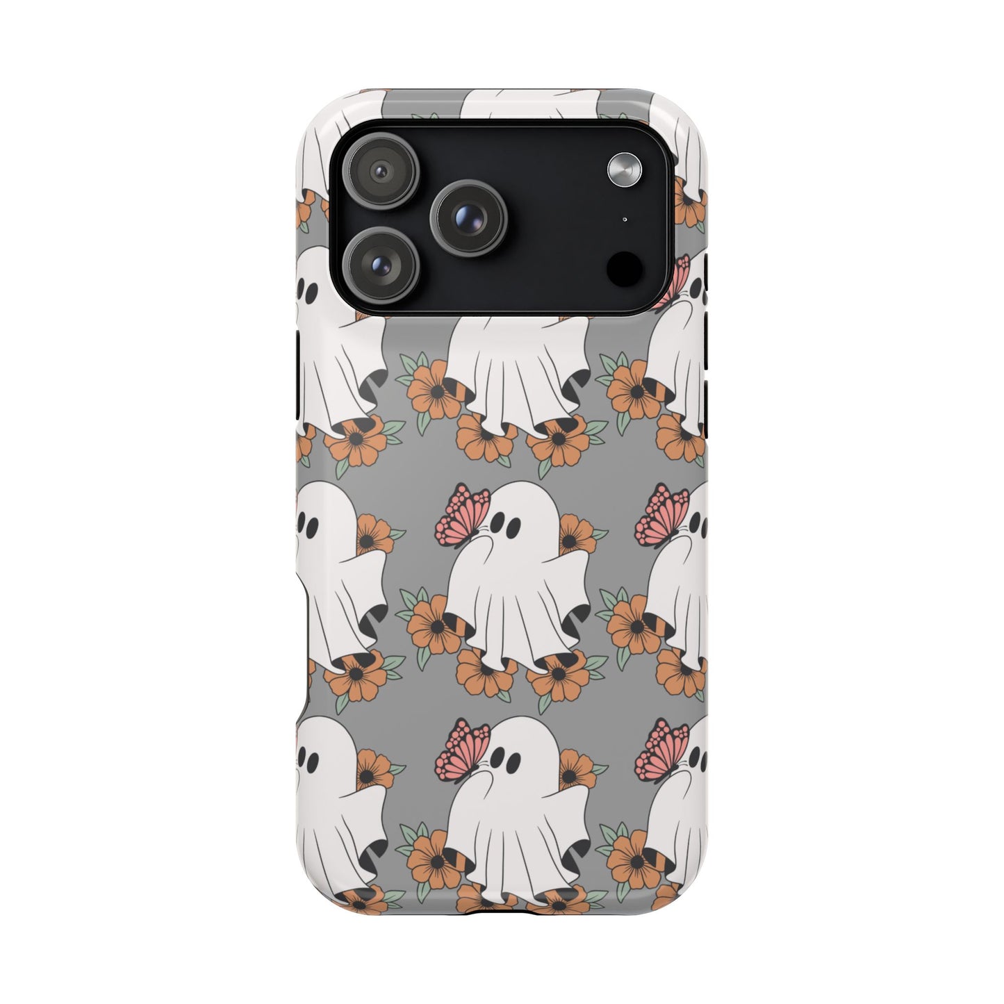 Cute Ghost Floral Phone Case