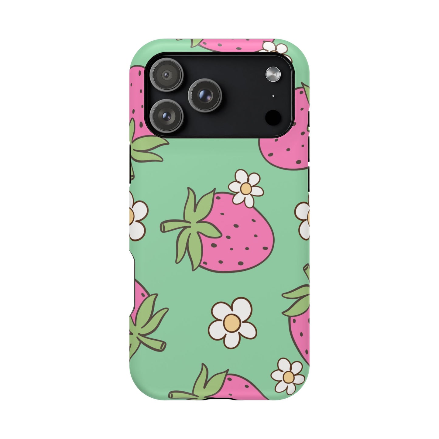 Cute Strawberry Impact-Resistant Phone Case