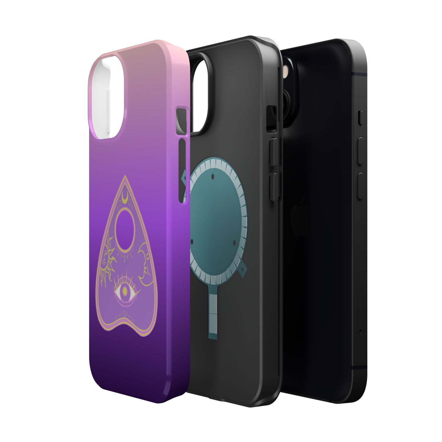 Purple Gradient with Planchette and Celestial Design