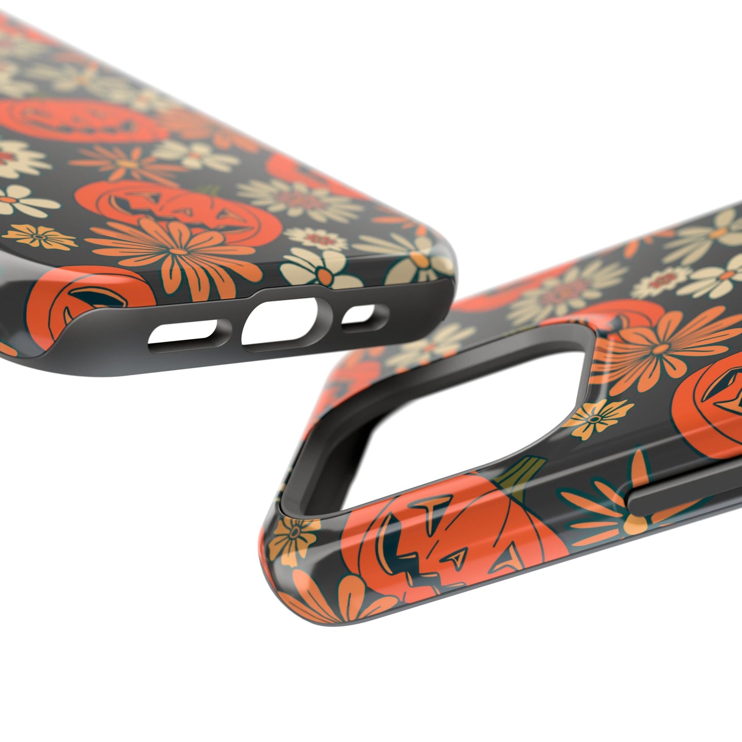 Pumpkin Floral iPhone Case