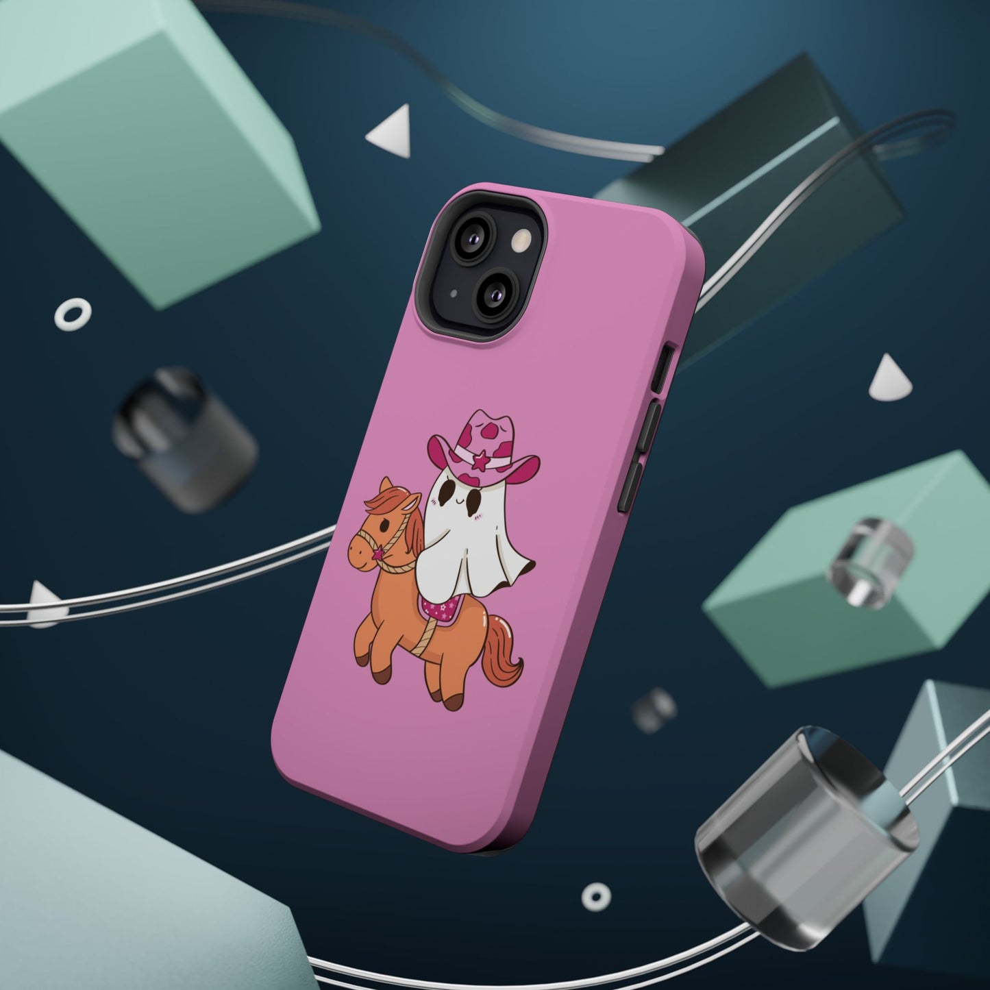 Playful Ghost Cowboy Phone Case