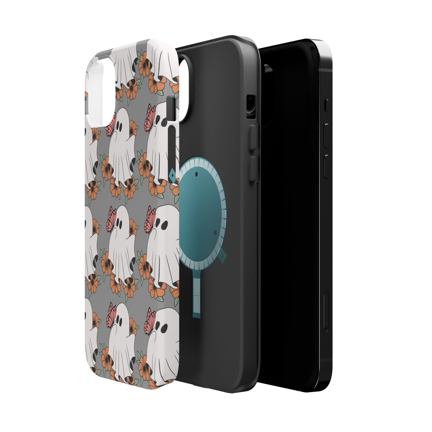 Cute Ghost Floral Phone Case