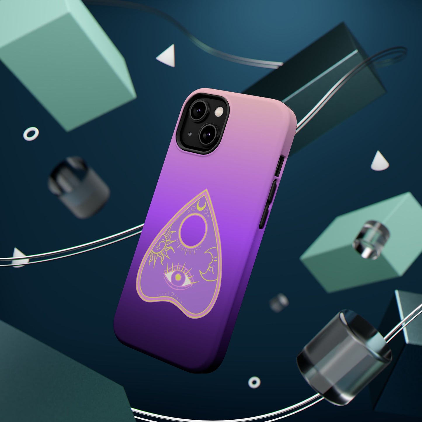 Purple Gradient with Planchette and Celestial Design