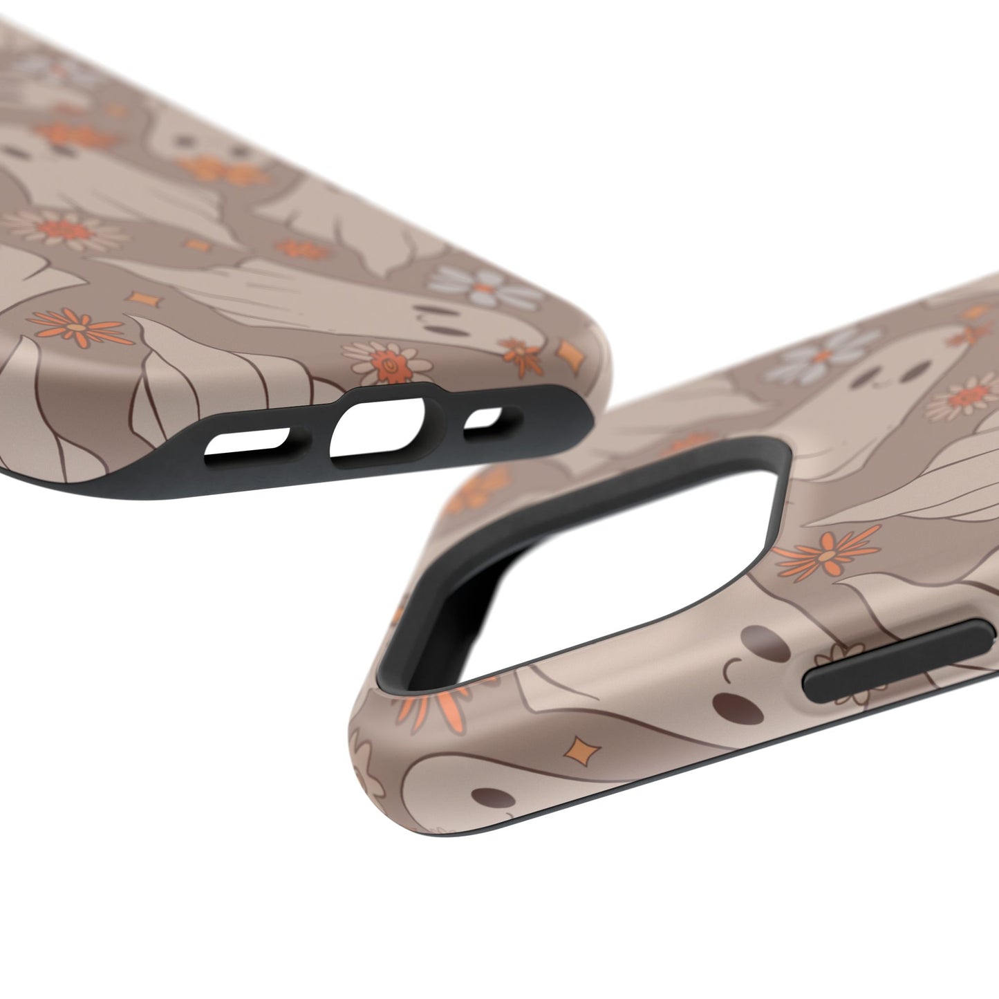 Ghostly Floral Magnetic Phone Cases