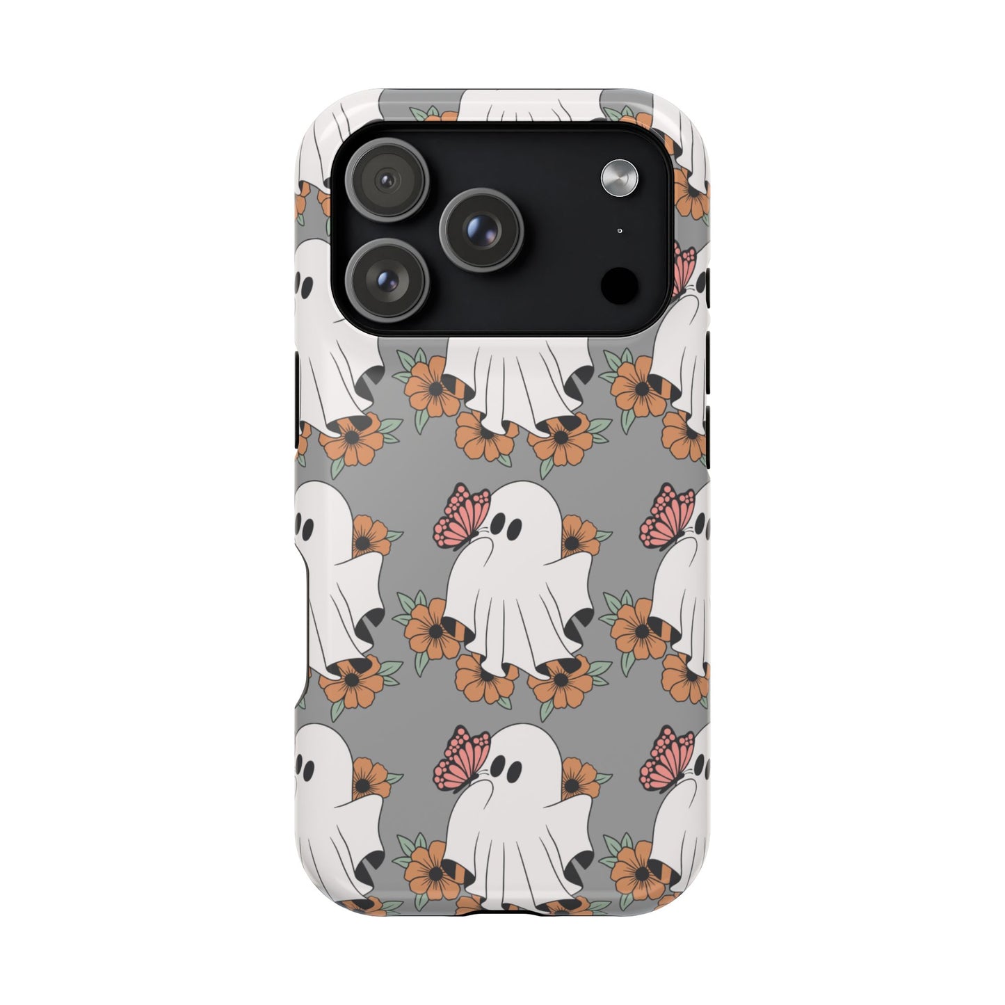 Cute Ghost Floral Phone Case