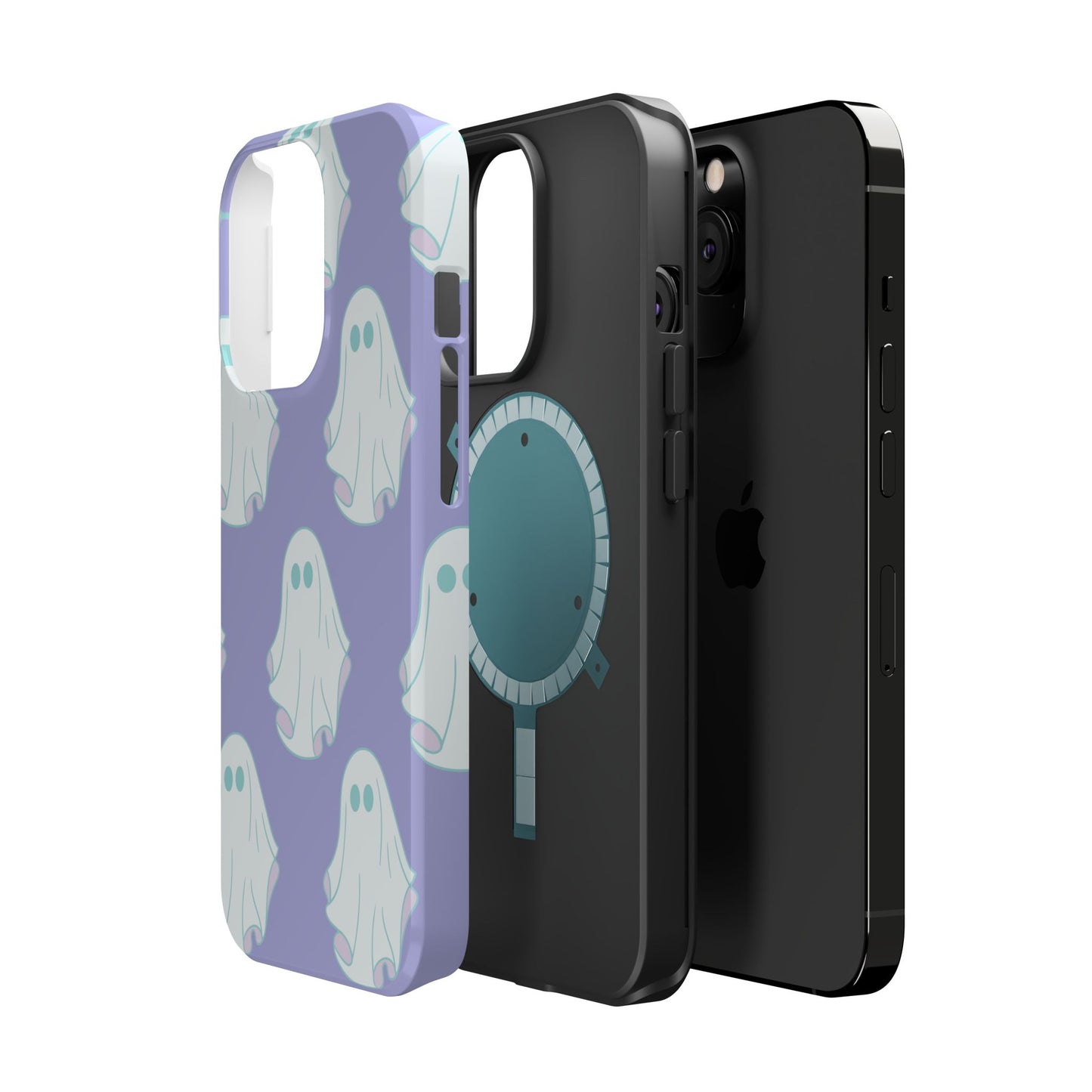 Ghost-Themed Impact-Resistant Phone Case