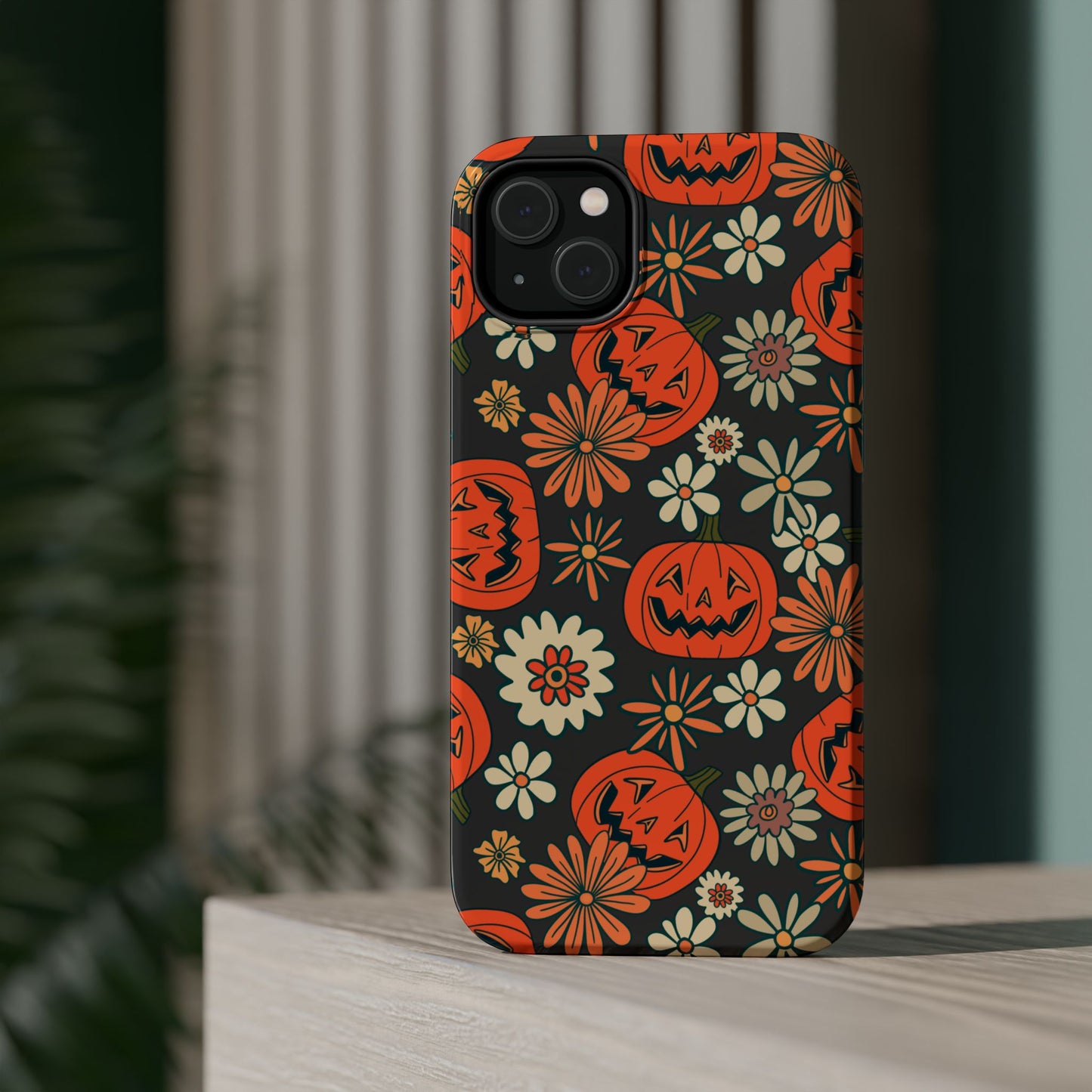 Pumpkin Floral iPhone Case