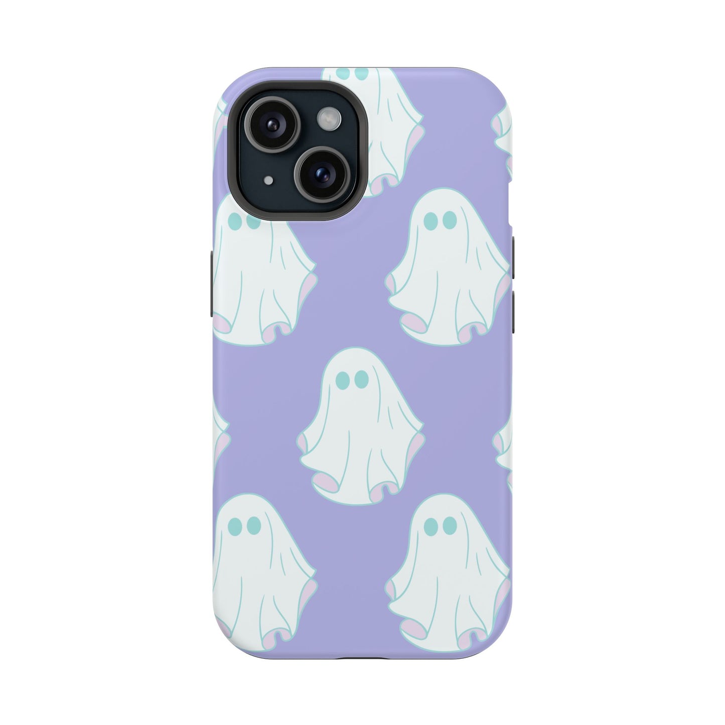 Ghost-Themed Impact-Resistant Phone Case