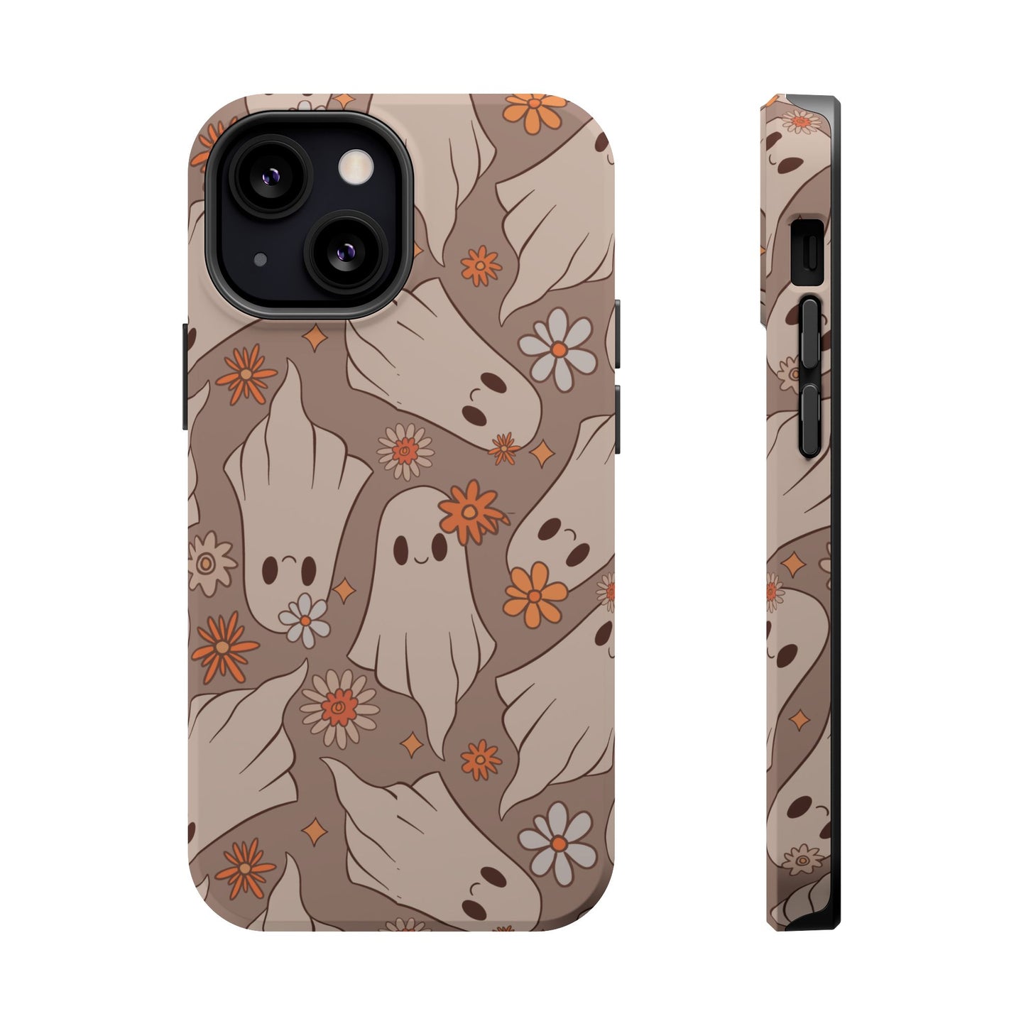 Ghostly Floral Magnetic Phone Cases