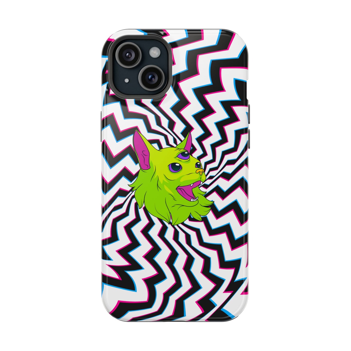 Vibrant Alien Cat Magnetic Phone Cases
