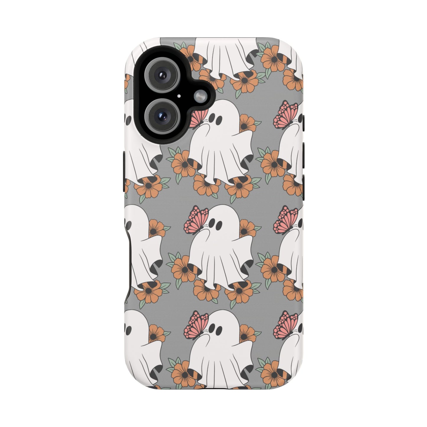 Cute Ghost Floral Phone Case