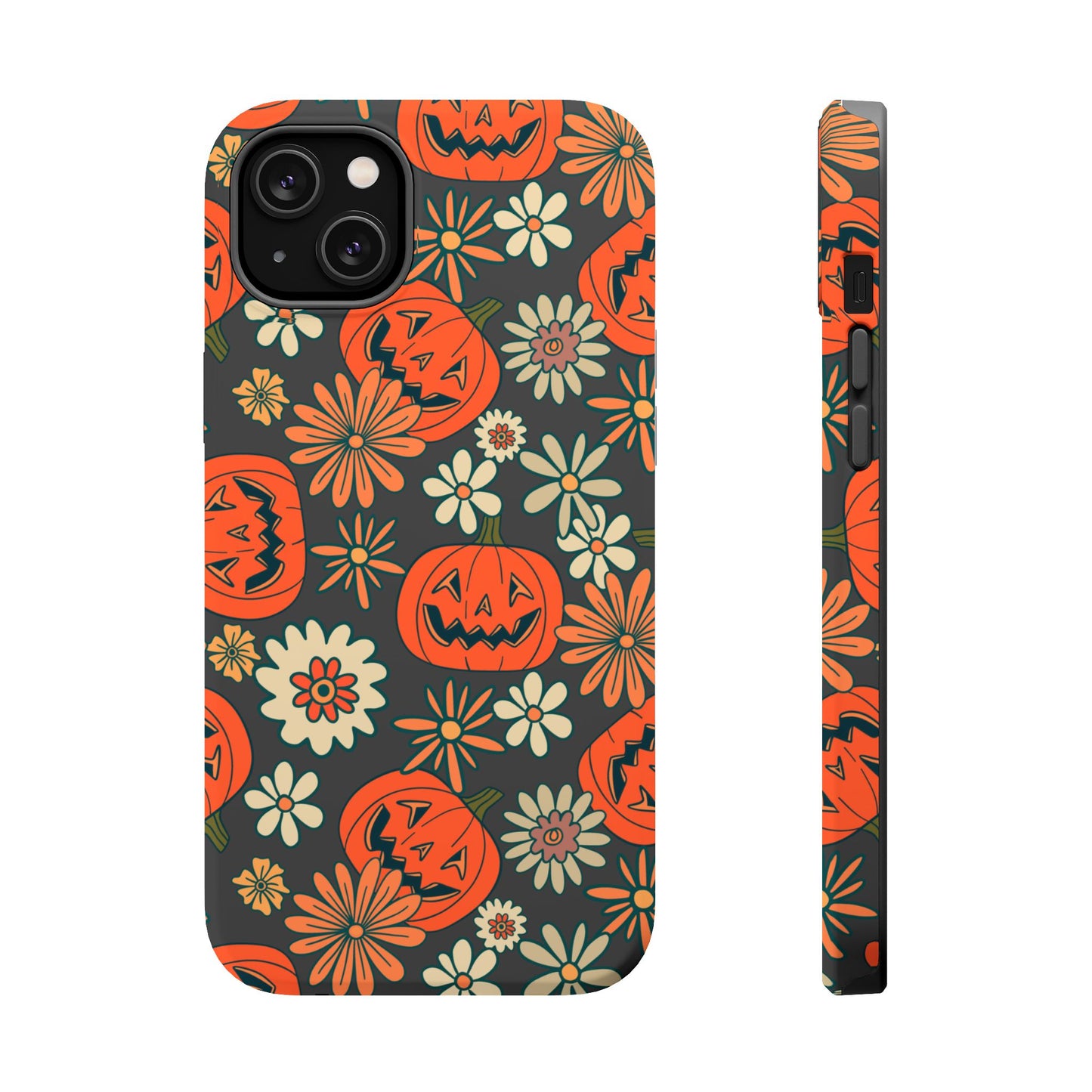 Pumpkin Floral iPhone Case