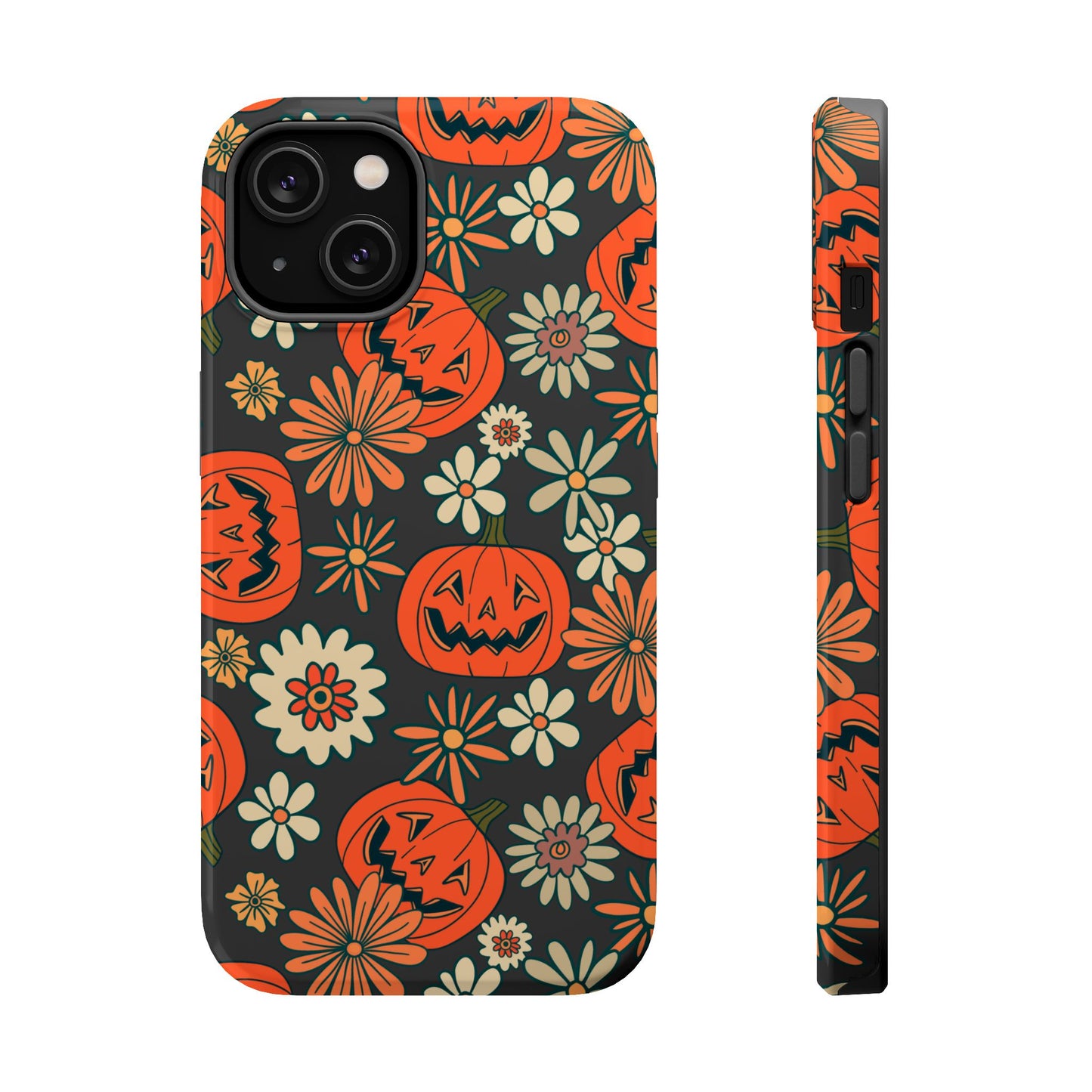 Pumpkin Floral iPhone Case