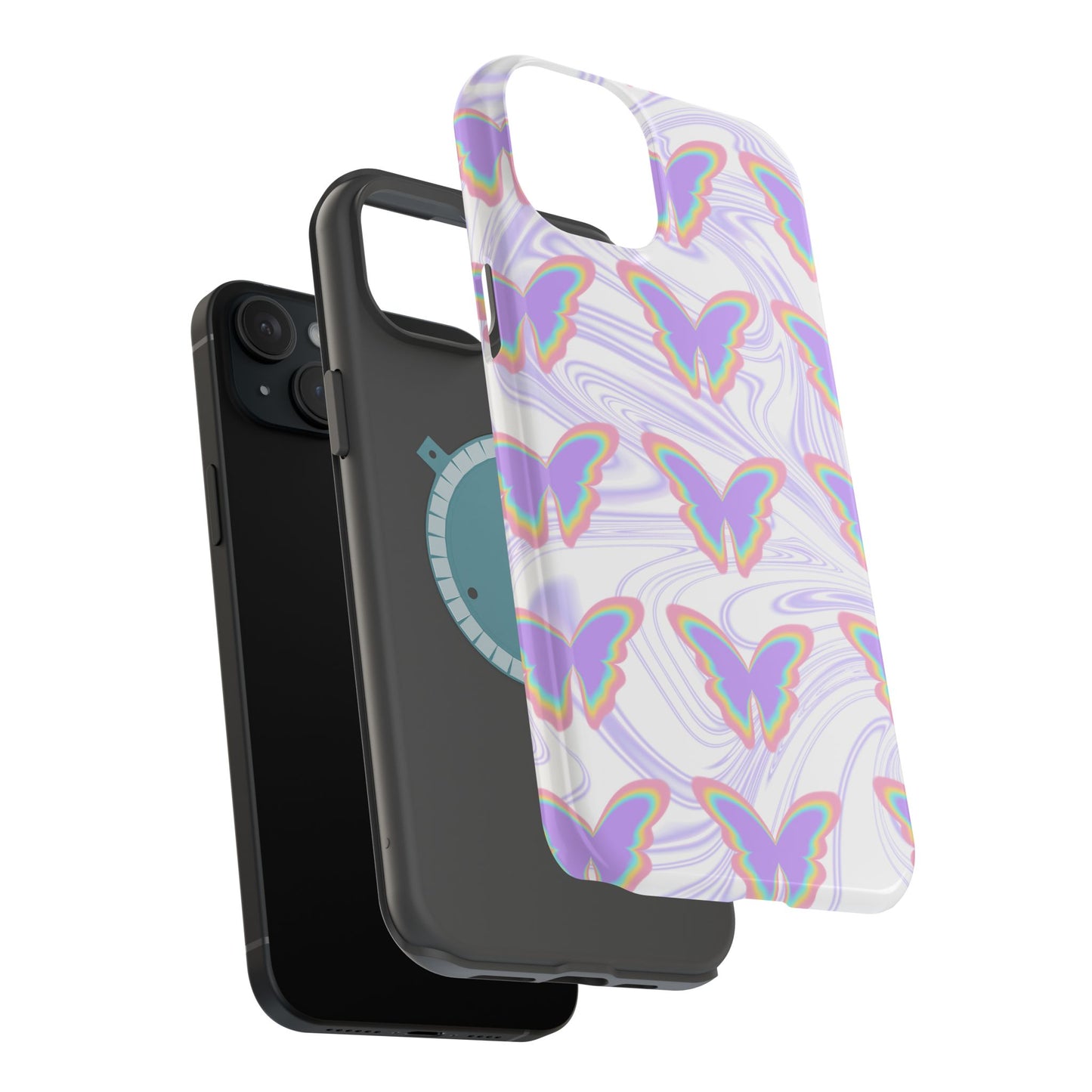 Colorful Butterfly Magnetic Phone Case