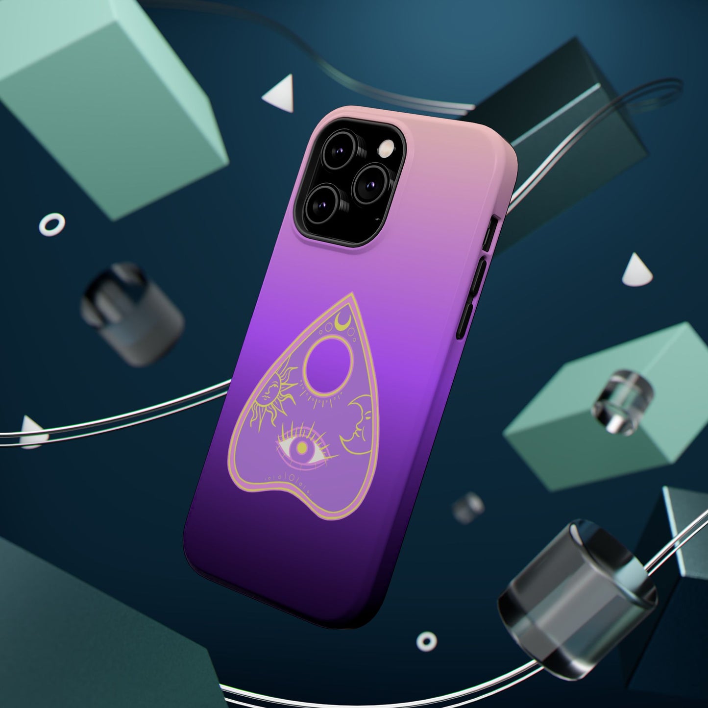 Purple Gradient with Planchette and Celestial Design