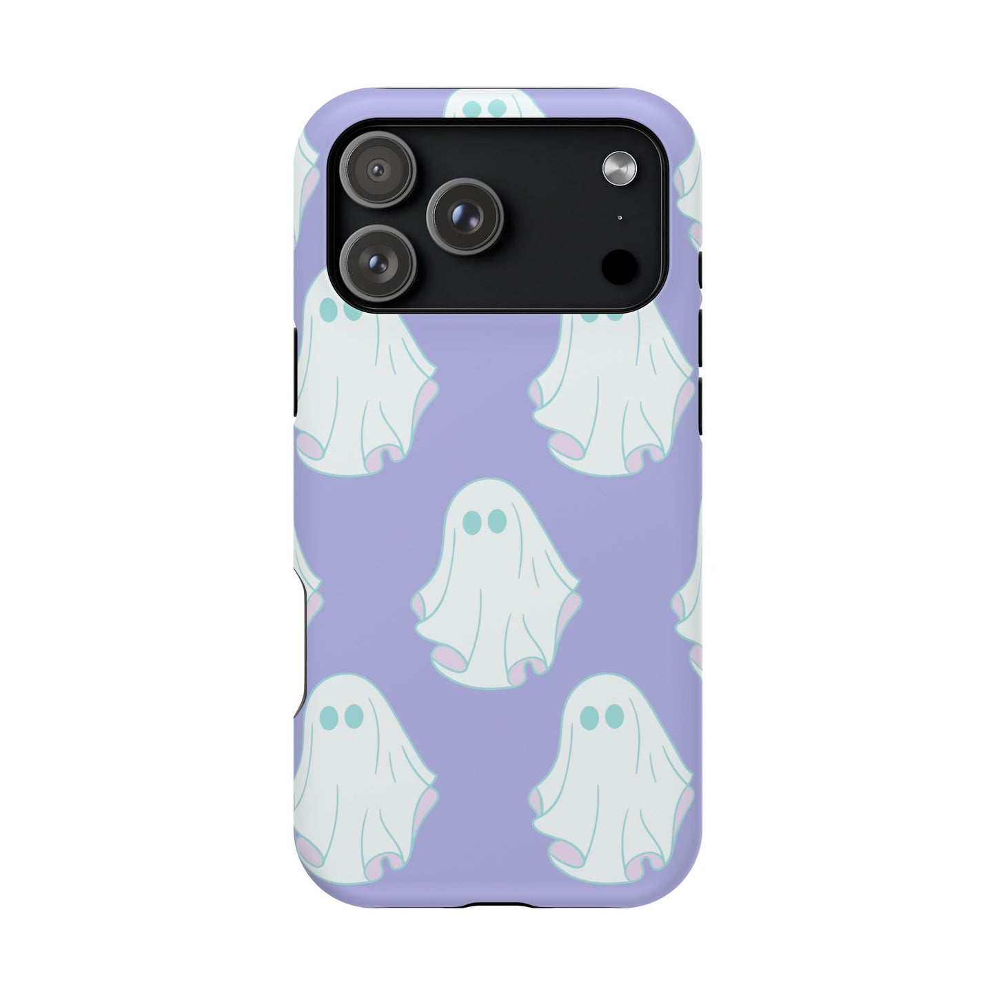 Ghost-Themed Impact-Resistant Phone Case