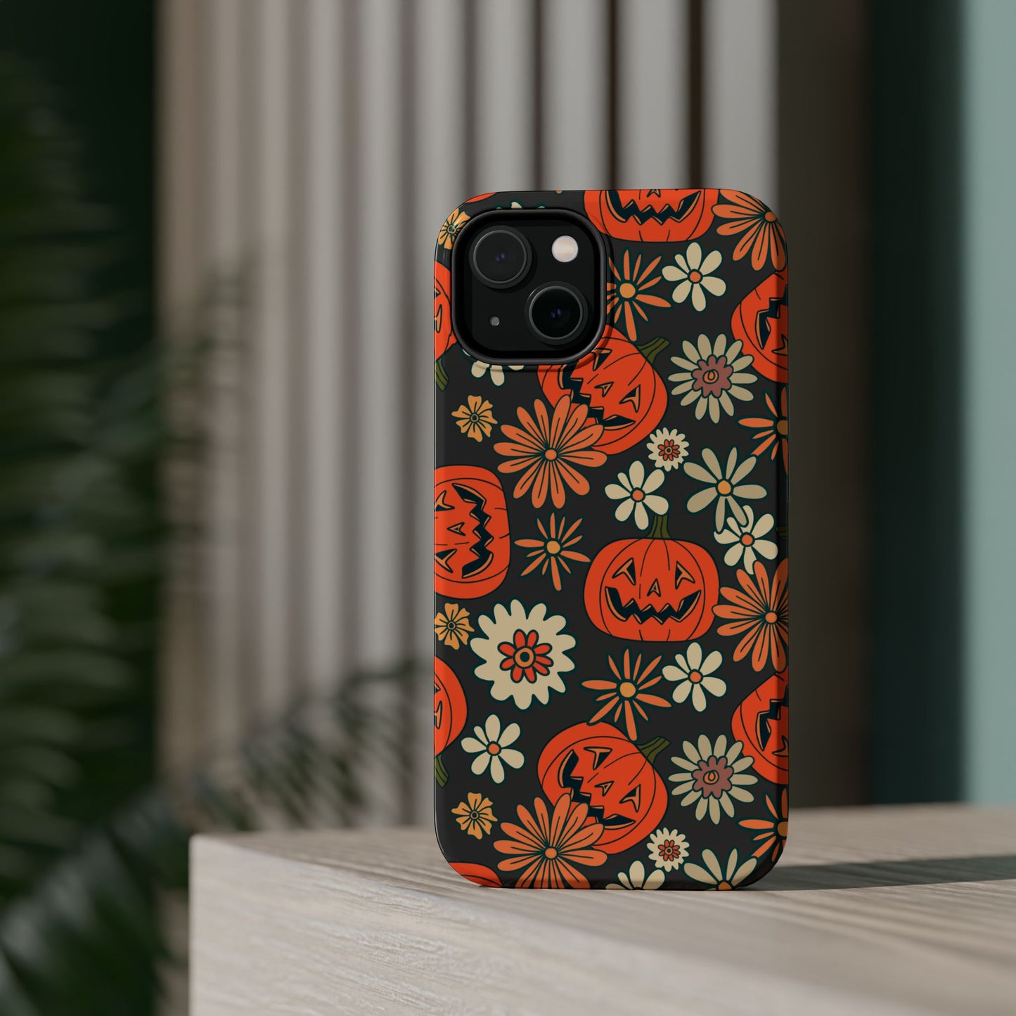 Pumpkin Floral iPhone Case