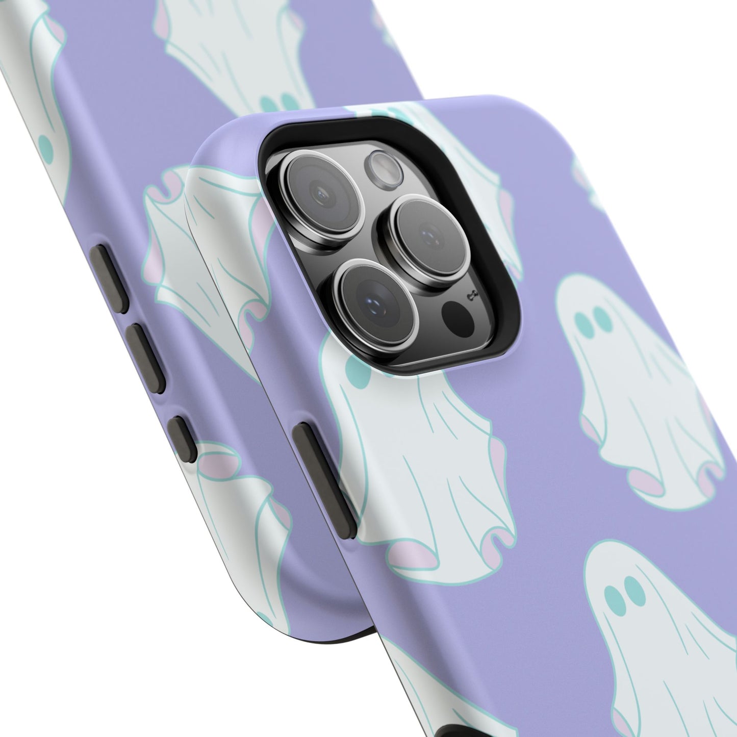 Ghost-Themed Impact-Resistant Phone Case