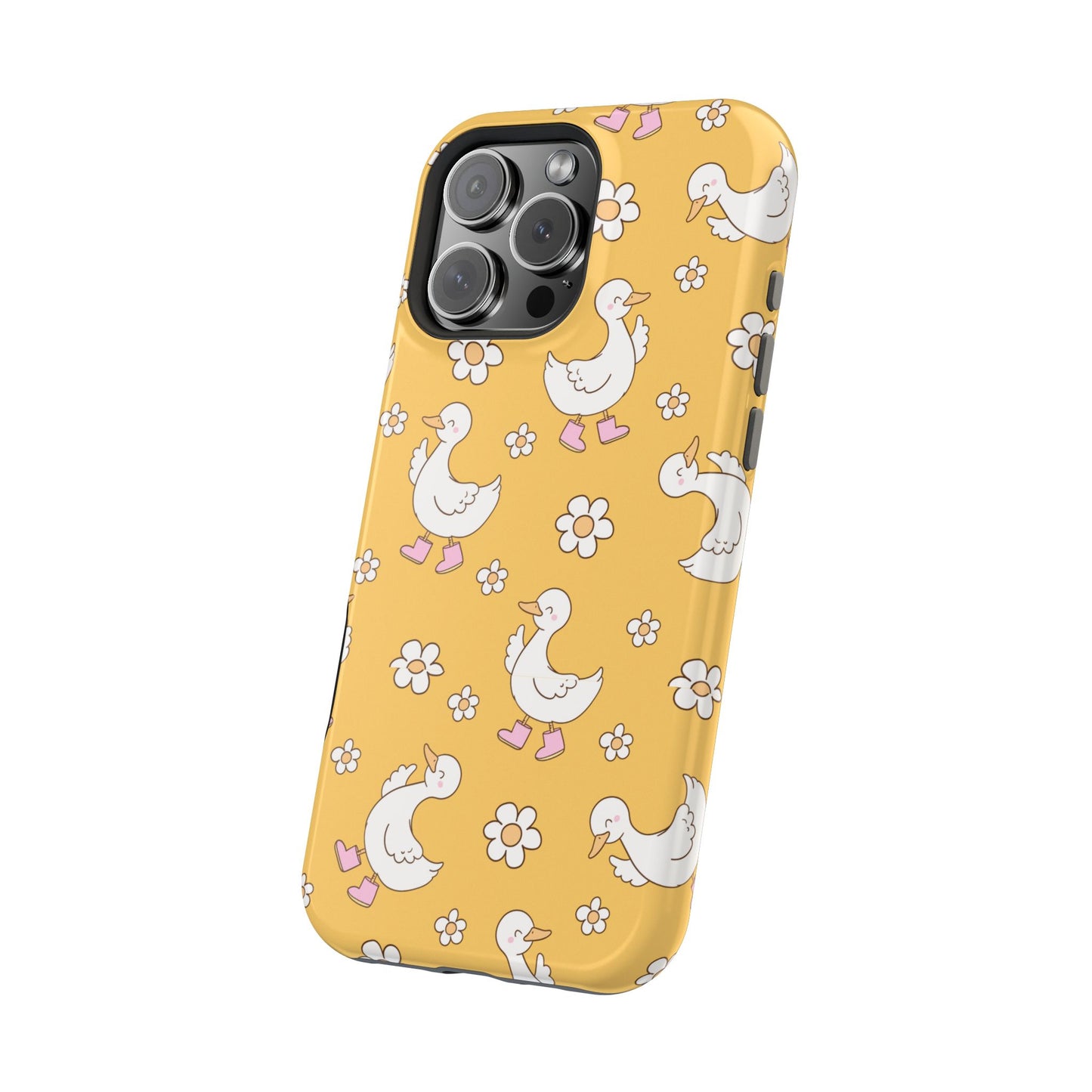Charming Duck Pattern Magnetic Phone Case