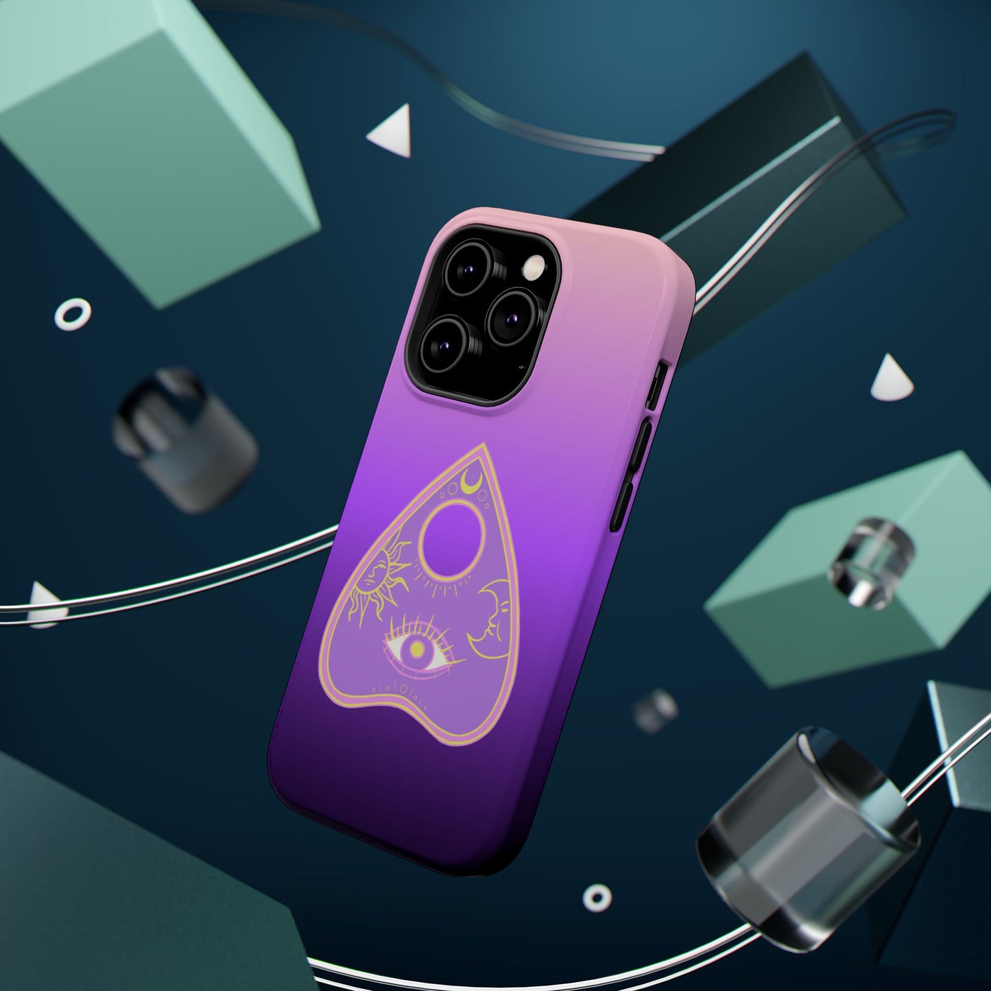 Purple Gradient with Planchette and Celestial Design