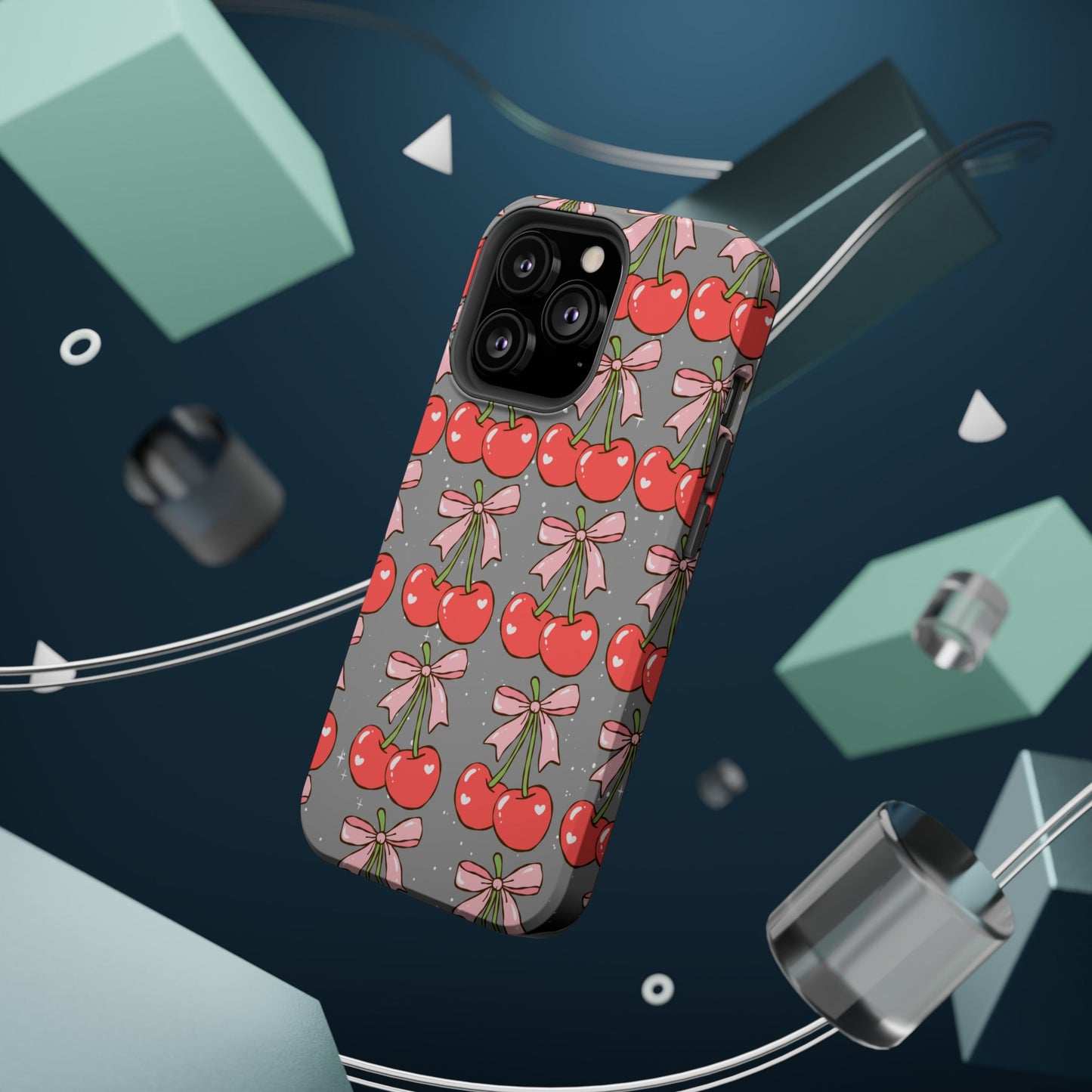 Cherry Bow Magnetic Phone Case