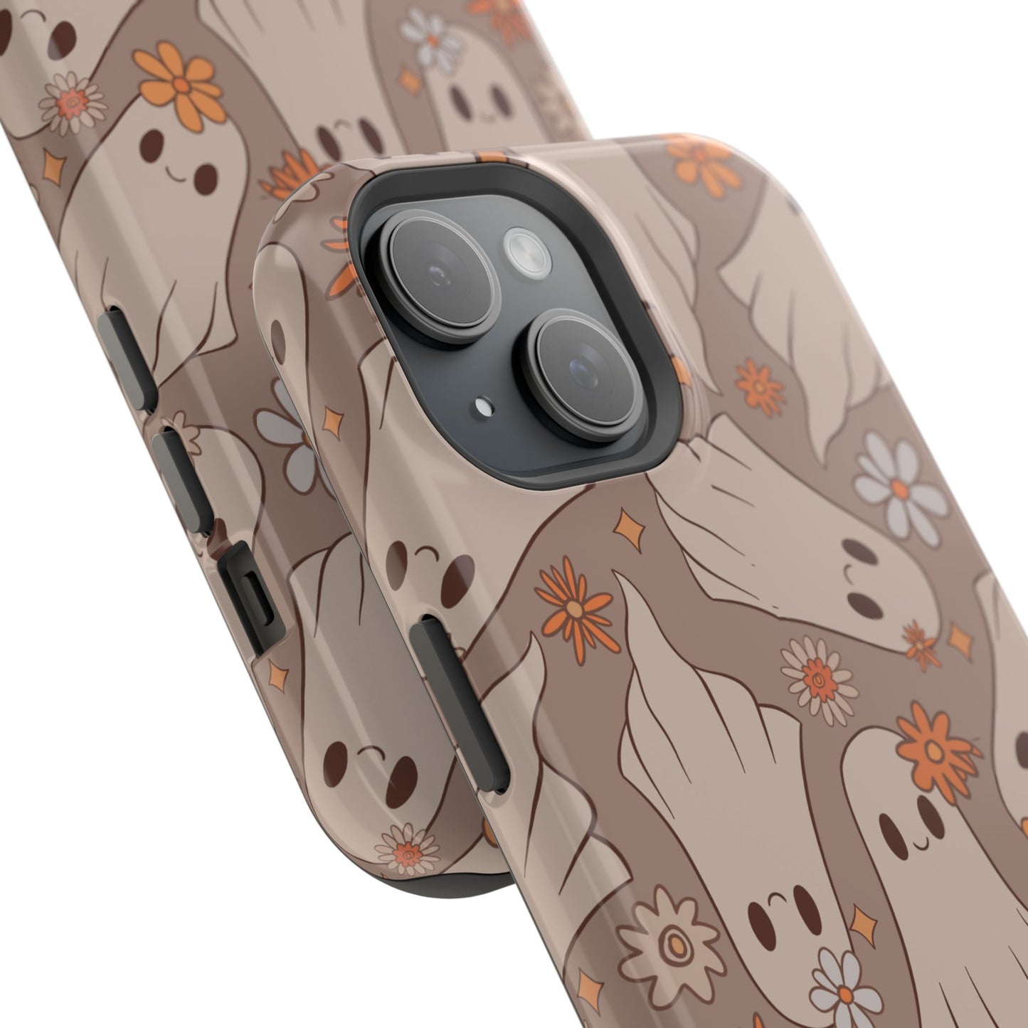Ghostly Floral Magnetic Phone Cases