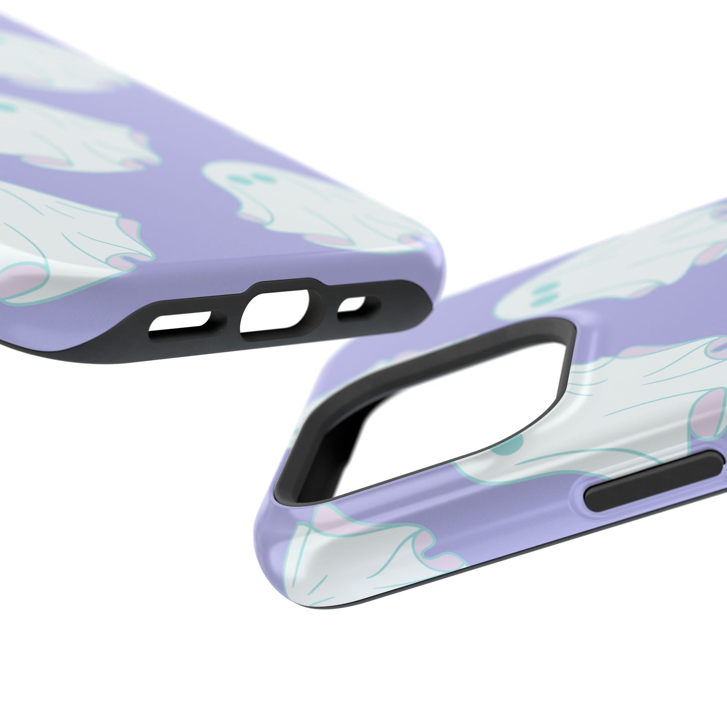 Ghost-Themed Impact-Resistant Phone Case