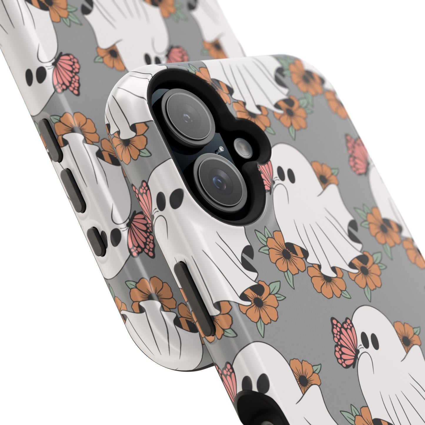 Cute Ghost Floral Phone Case