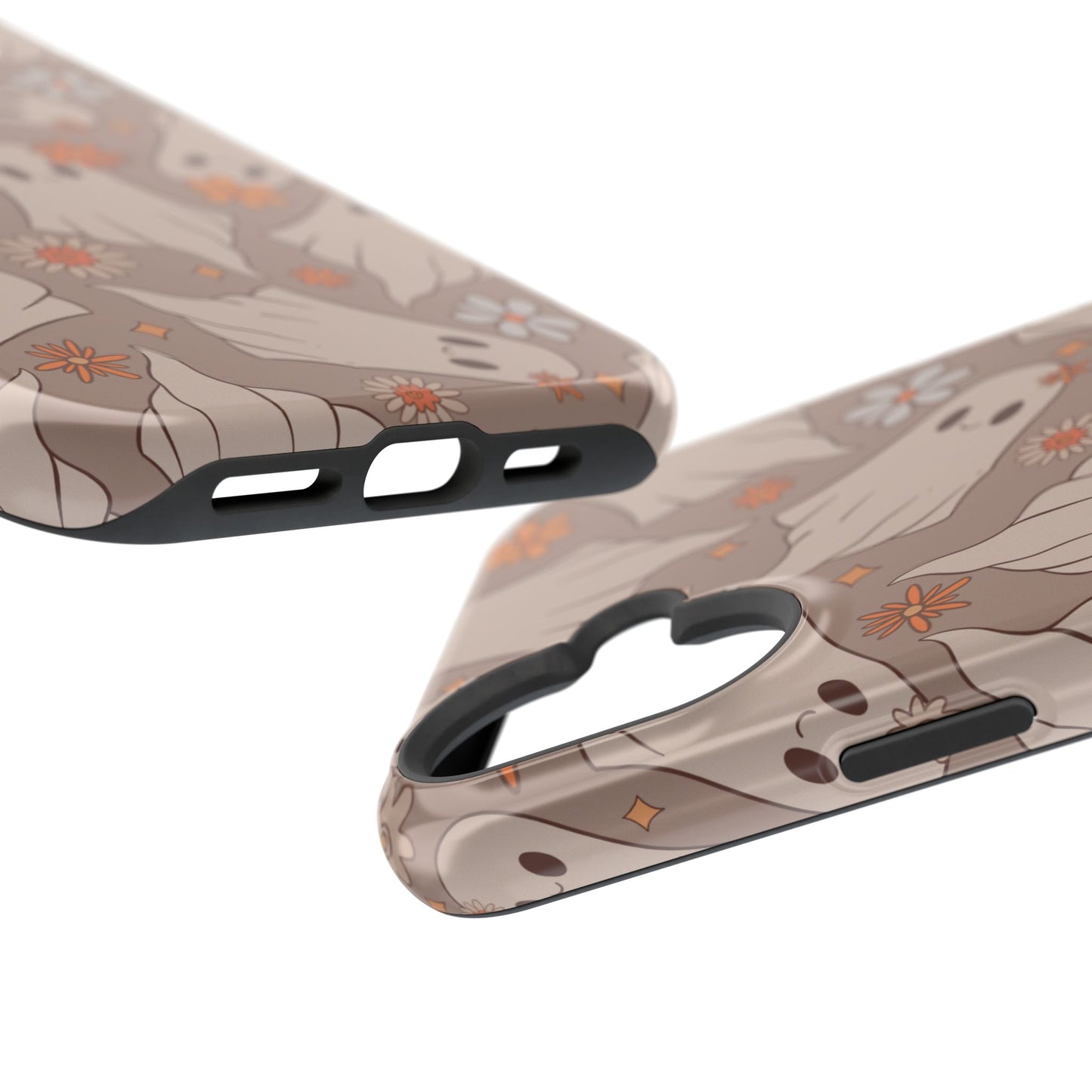 Ghostly Floral Magnetic Phone Cases